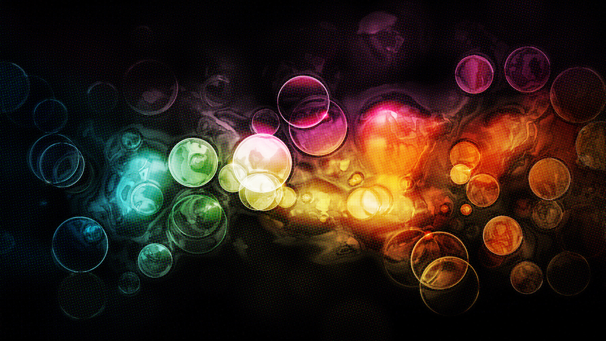 Luces Verdes Rojas y Azules. Wallpaper in 2560x1440 Resolution