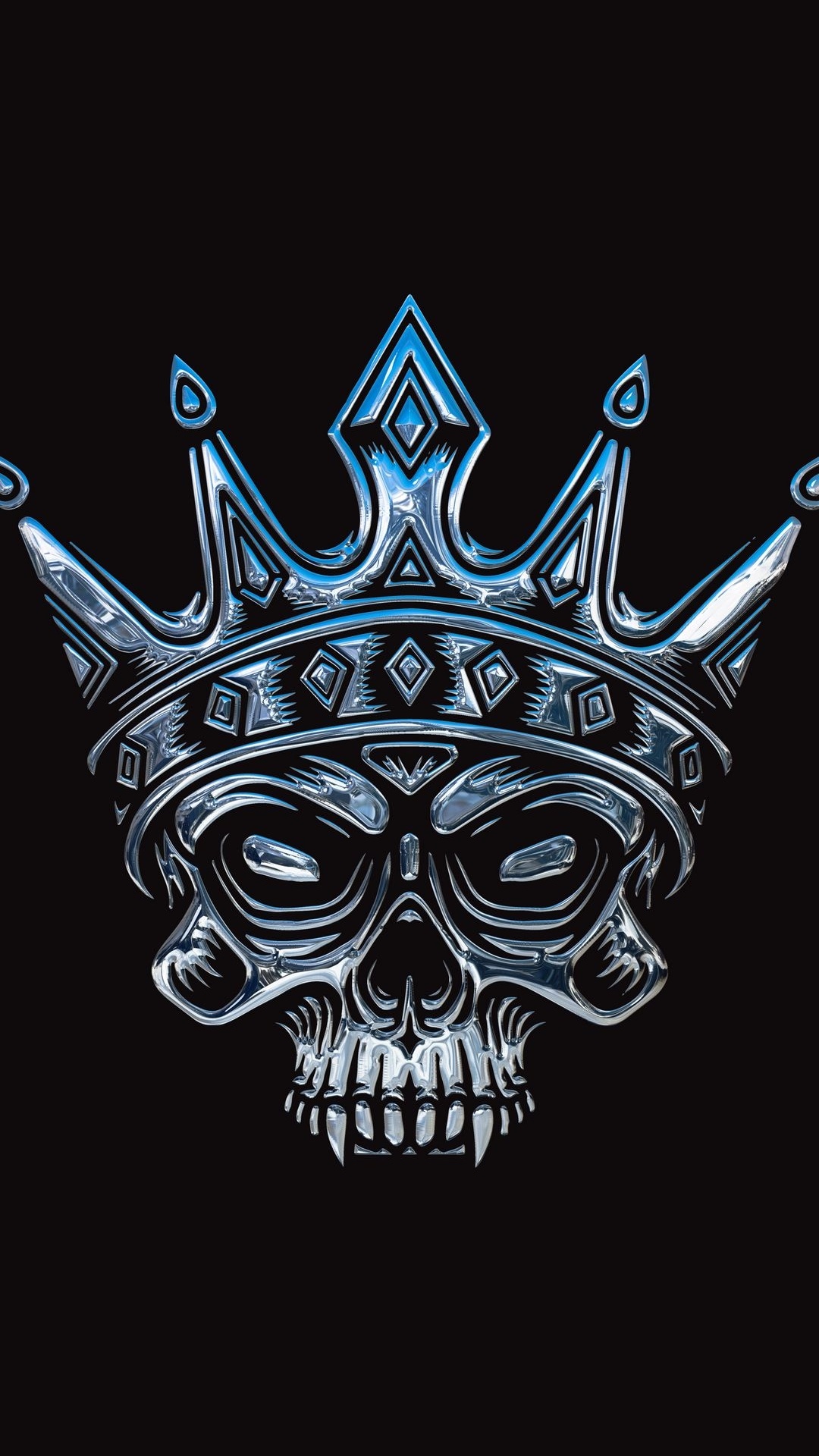 Crâne, Graphisme, Logo, Manche, Symétrie. Wallpaper in 1080x1920 Resolution