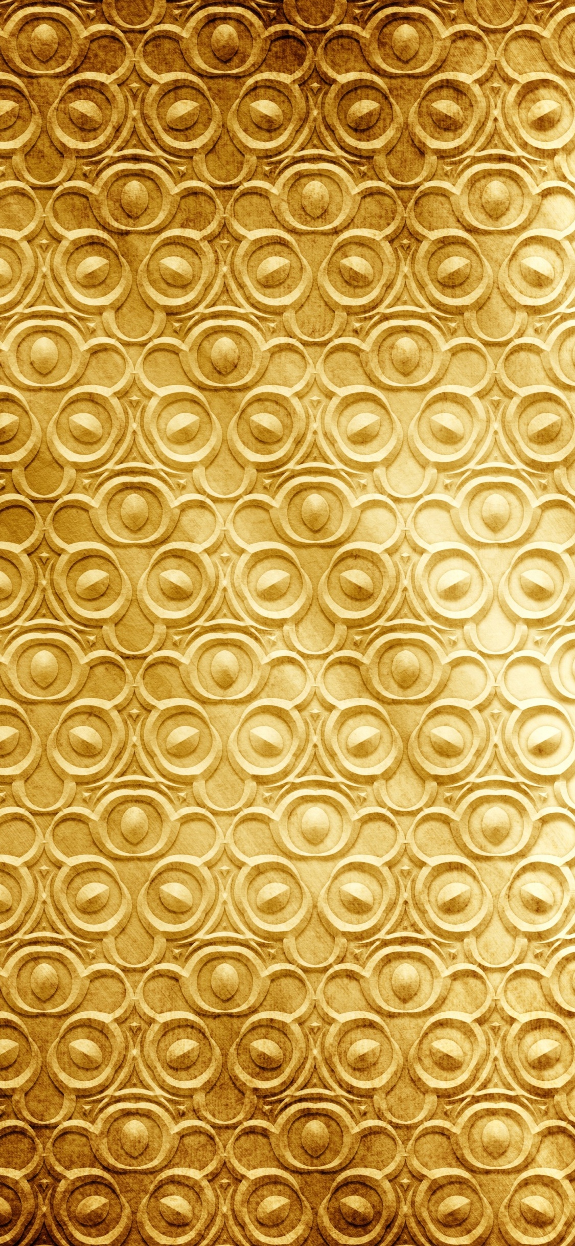 黄金, 黄色的, 金箔, 金属颜色, 材料 壁纸 1125x2436 允许