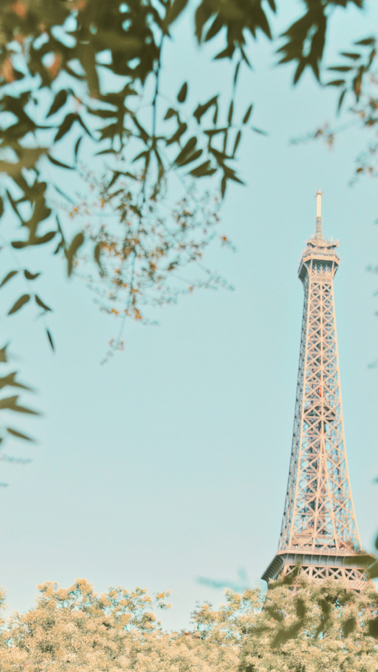 Torre Eiffel en París Durante el Día. Wallpaper in 750x1334 Resolution