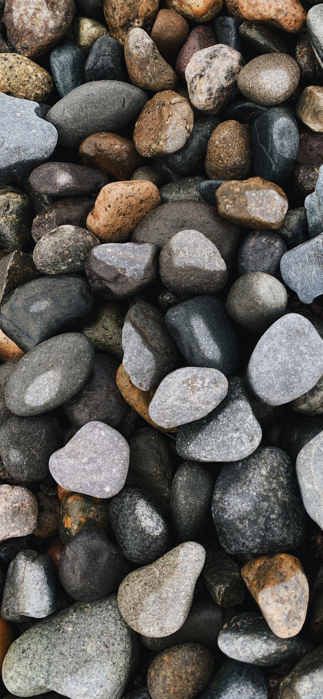 Pebble, Gravel, Telephone, Smartphone, White. Wallpaper in 1125x2436 Resolution