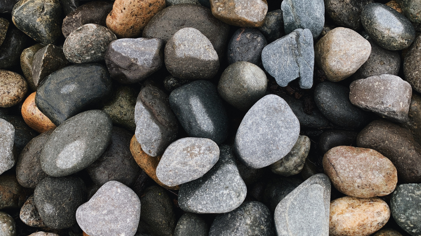 Pebble, Gravel, Telephone, Smartphone, White. Wallpaper in 1366x768 Resolution