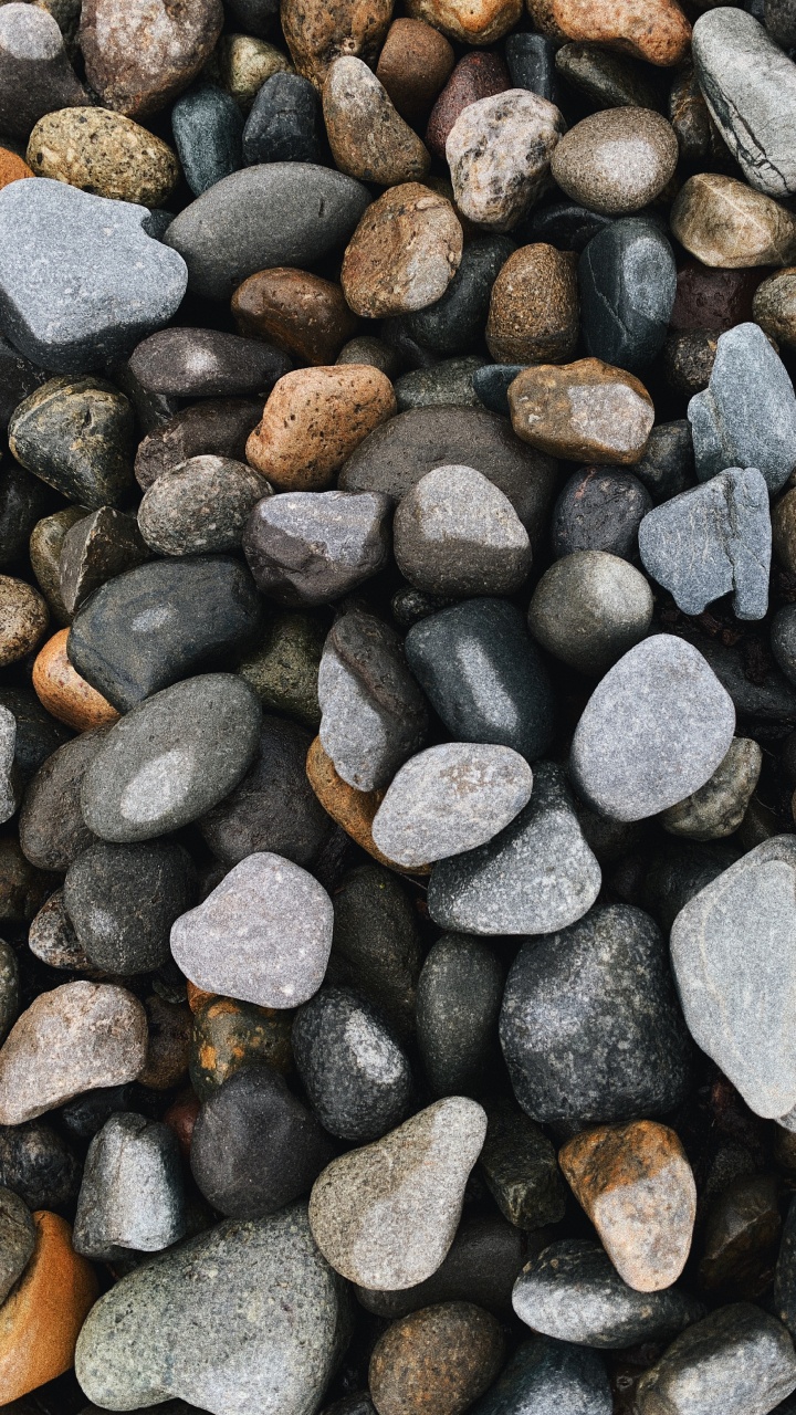 Pebble, Gravel, Telephone, Smartphone, White. Wallpaper in 720x1280 Resolution