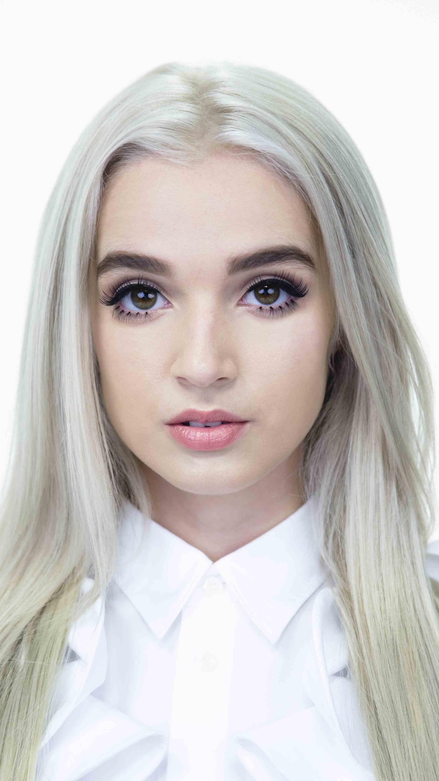 Pavot, Cheveu, Face, White, Blond. Wallpaper in 1440x2560 Resolution