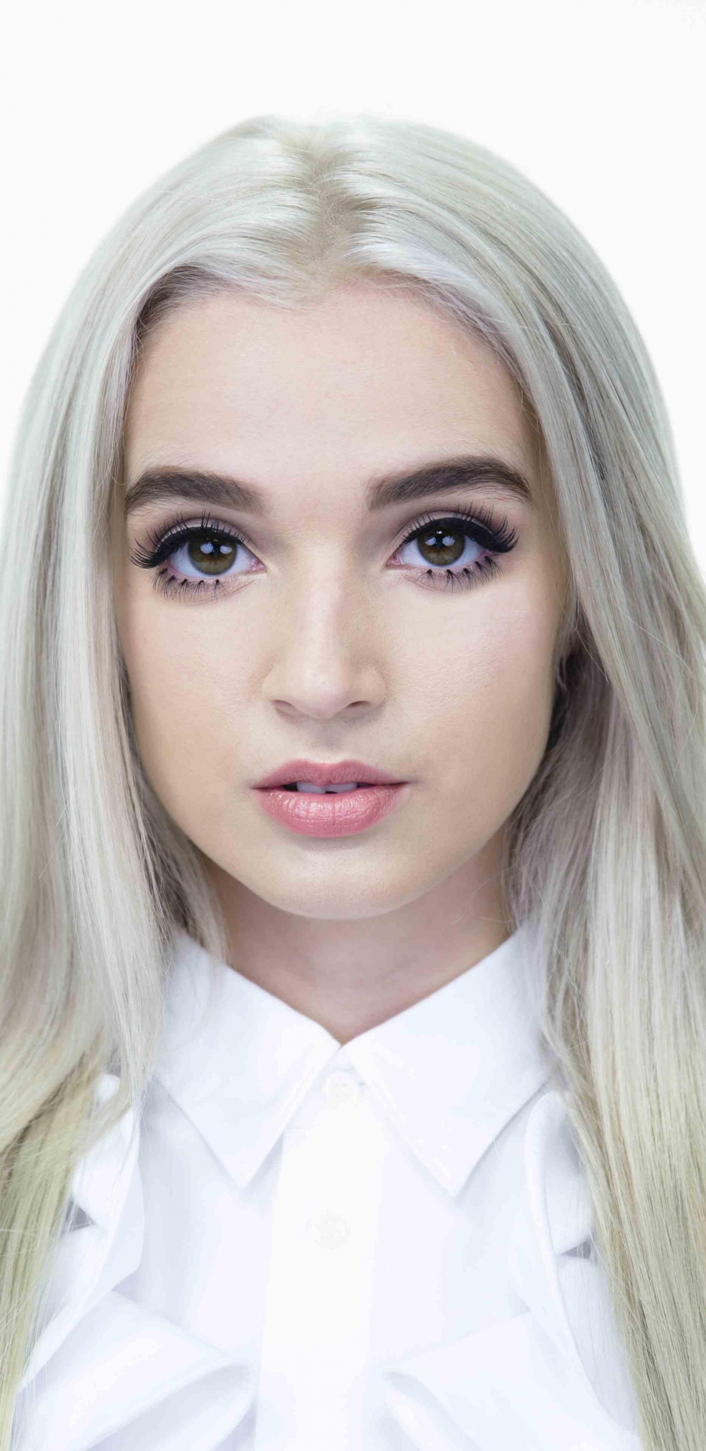 Pavot, Cheveu, Face, White, Blond. Wallpaper in 1440x2960 Resolution