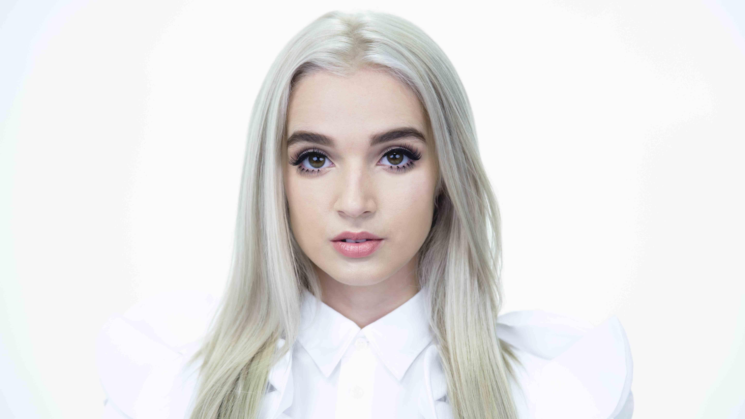 Pavot, Cheveu, Face, White, Blond. Wallpaper in 2560x1440 Resolution