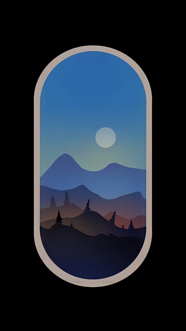 Reflexión, Objeto Astronómico, Atardecer, Luna, Noche. Wallpaper in 750x1334 Resolution