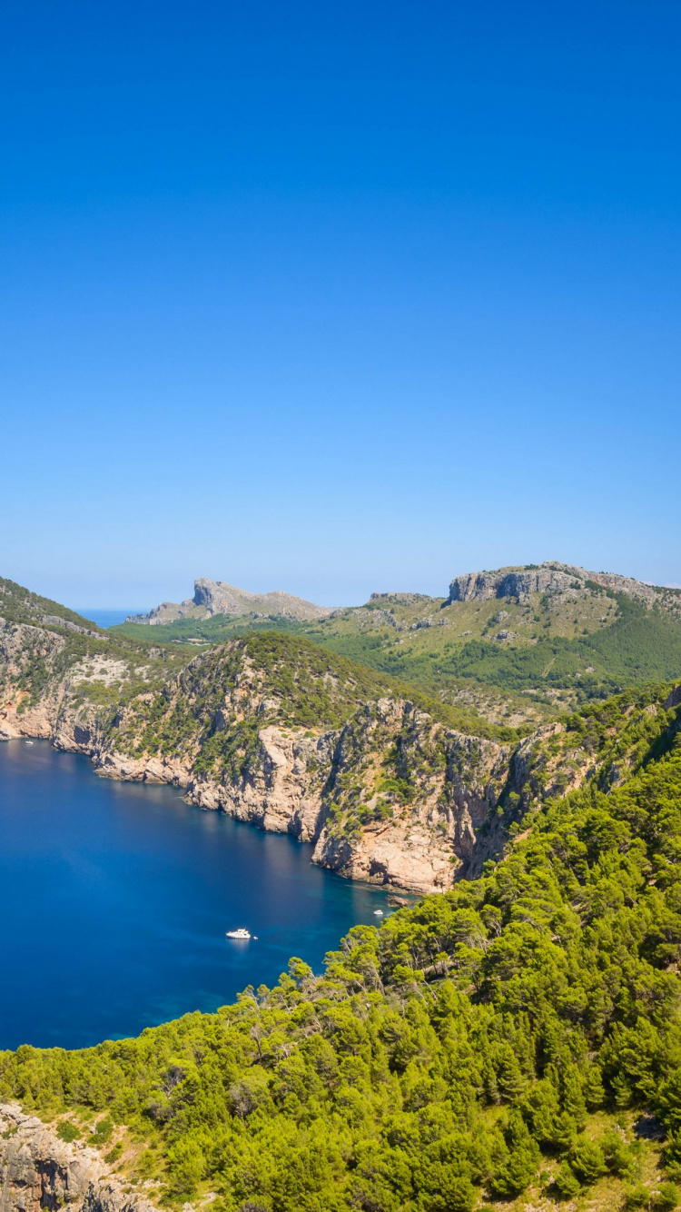 Chef de Formentor, Nature, Mer, Eau, Blue. Wallpaper in 750x1334 Resolution