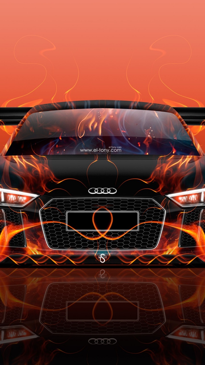 Black Chevrolet Camaro on Brown Background. Wallpaper in 720x1280 Resolution