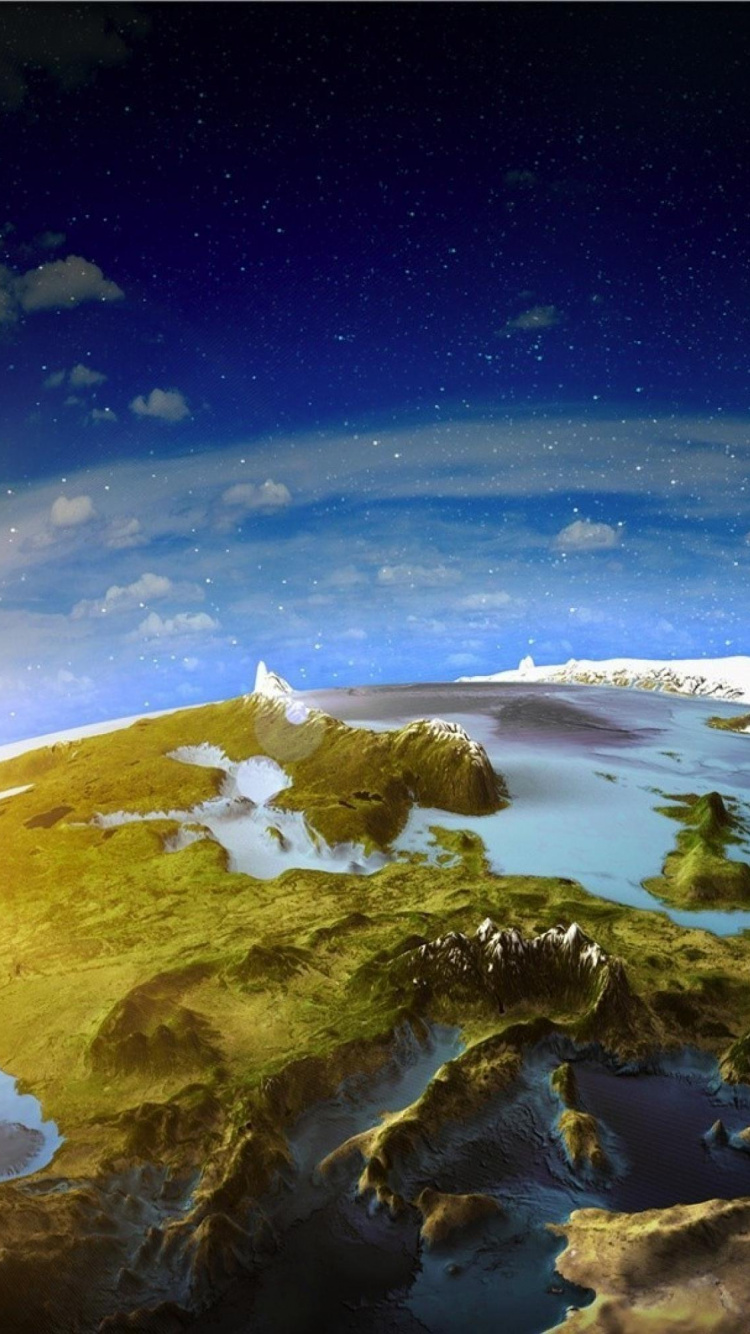 Tierra, Ambiente, Espacio, Planeta, el Espacio Exterior. Wallpaper in 750x1334 Resolution