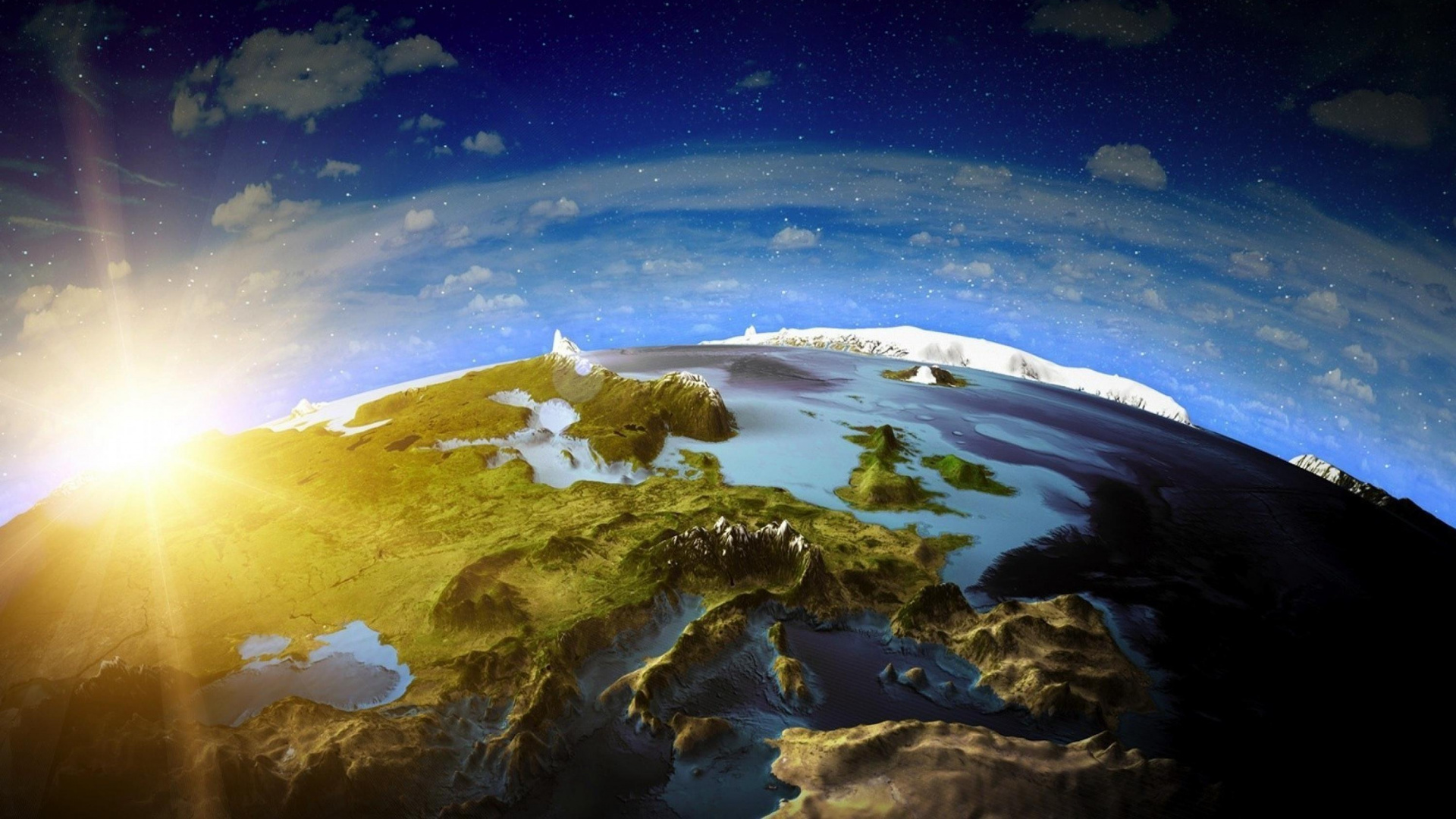 Terre, Atmosphère, Espace, Planète, Espace Extérieur. Wallpaper in 1920x1080 Resolution