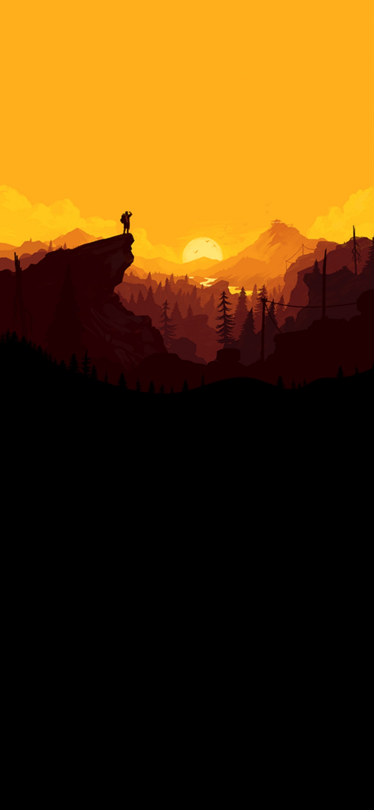 Terrain, Atmosphère, Paysage Naturel, Afterglow, Highland. Wallpaper in 1242x2688 Resolution