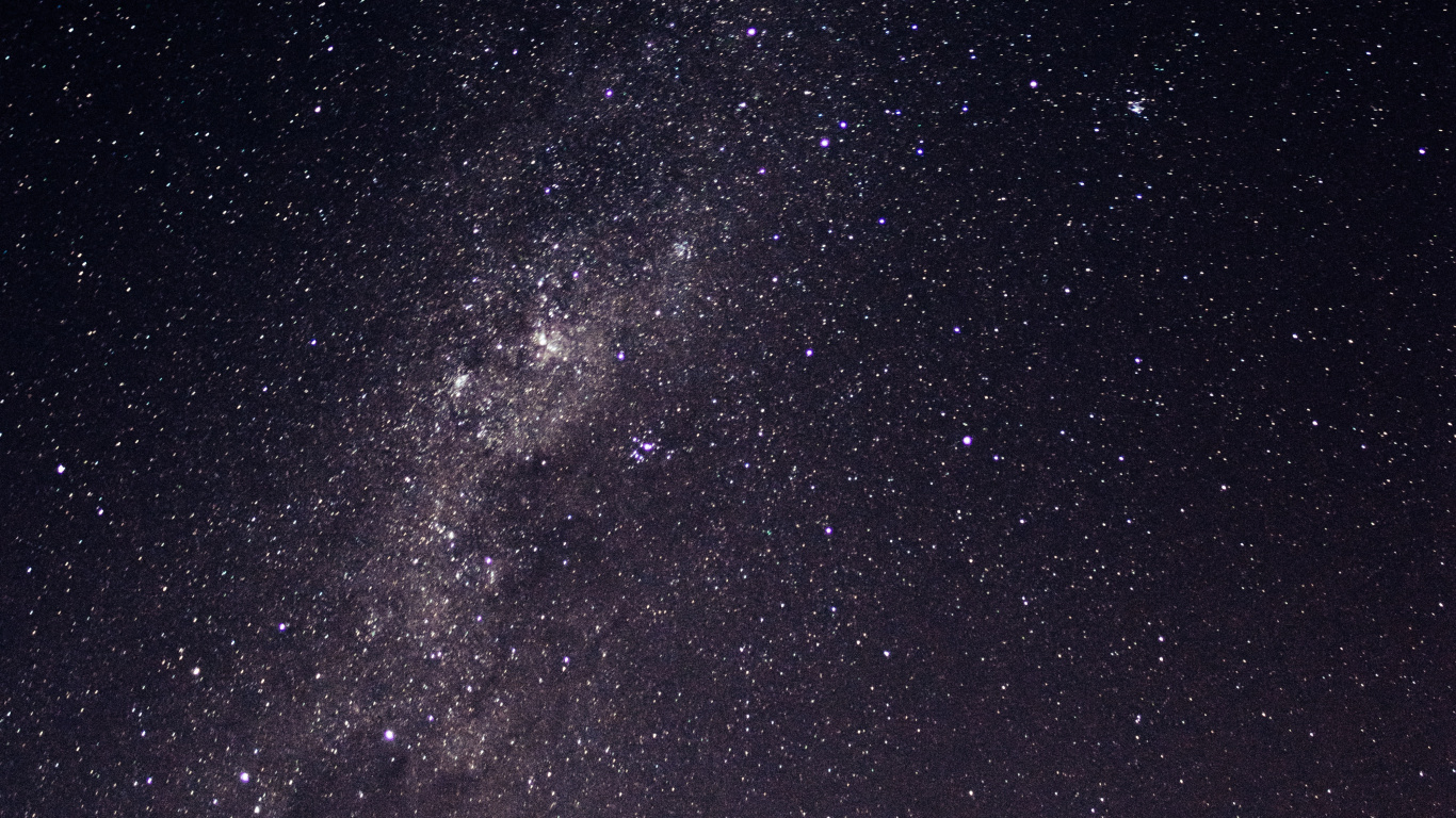 Cielo Estrellado Sobre Noche Estrellada. Wallpaper in 1366x768 Resolution