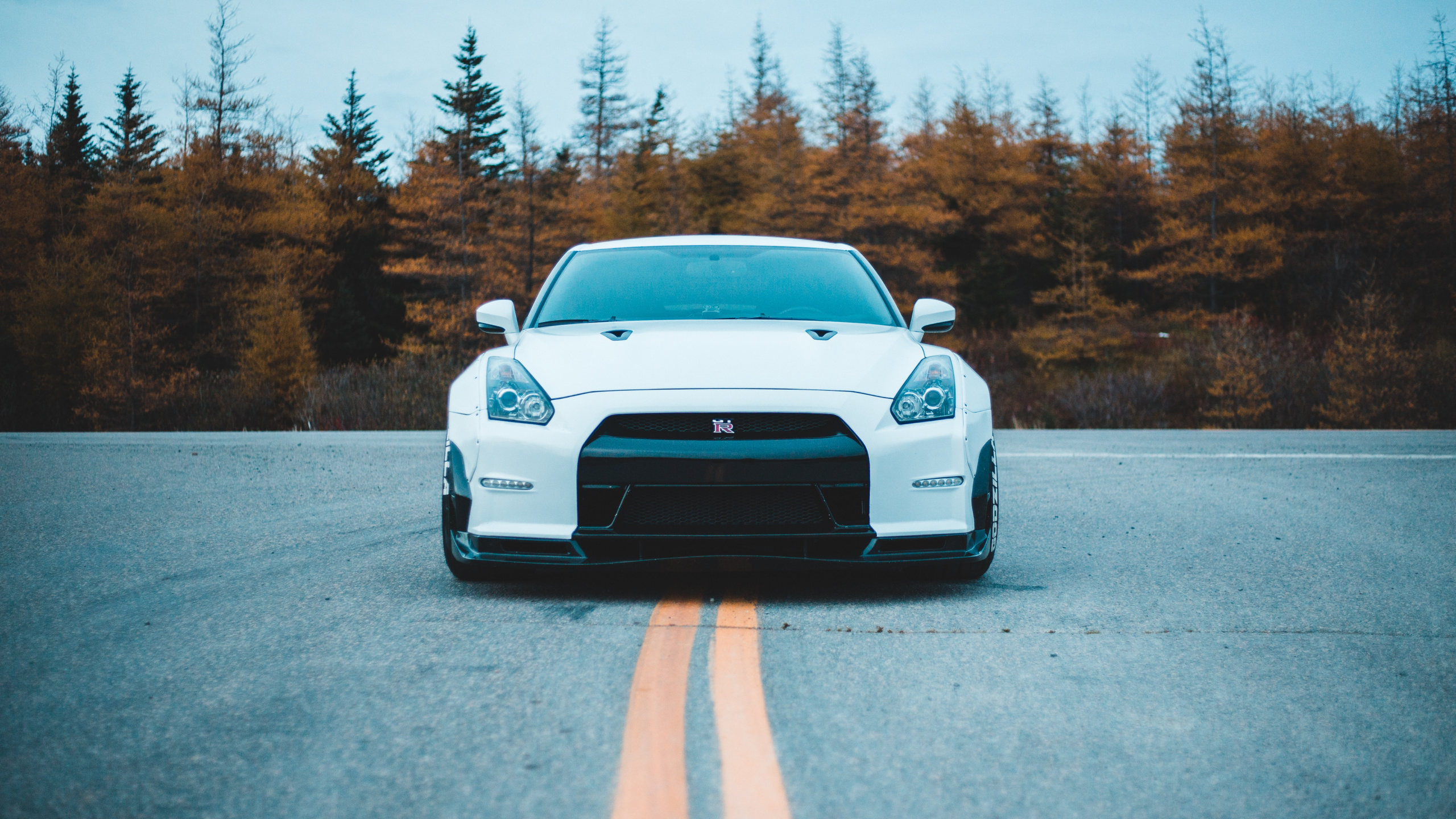 Weißer Porsche 911 Tagsüber Unterwegs. Wallpaper in 2560x1440 Resolution