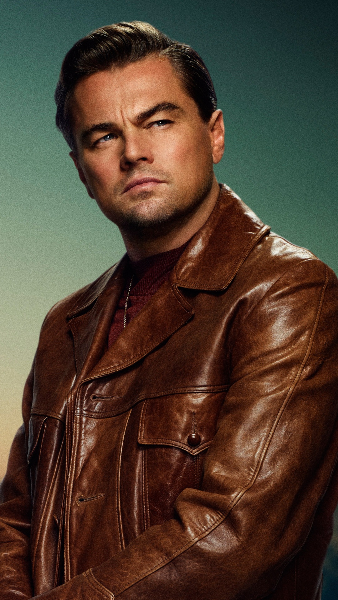 Man in Brown Leather Jacket Standing During Daytime. Wallpaper in 1080x1920 Resolution