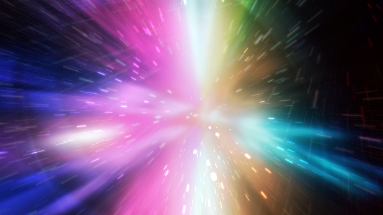 Luces Rosa Verde y Azul. Wallpaper in 1280x720 Resolution