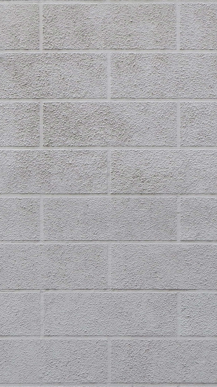 Weiße Und Graue Backsteinmauer. Wallpaper in 750x1334 Resolution