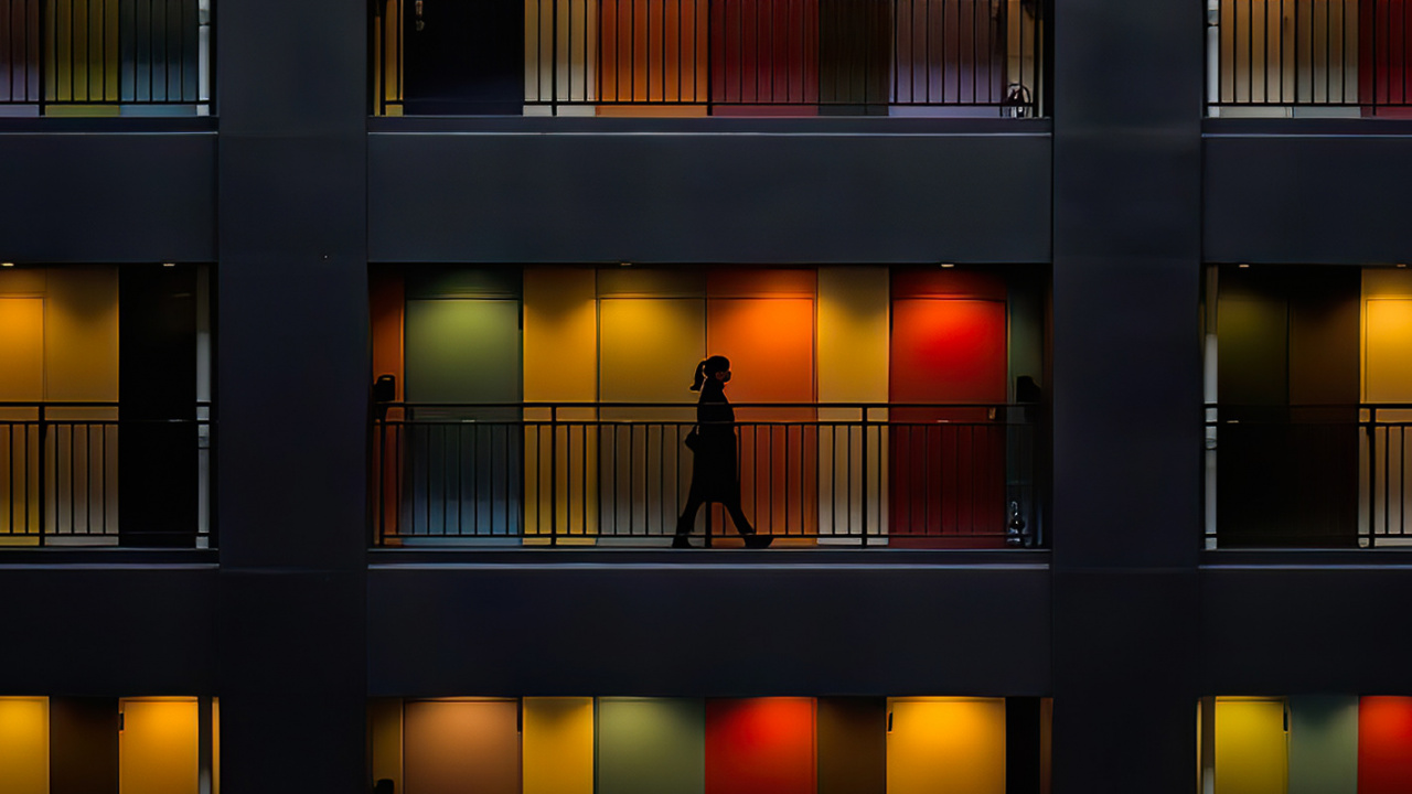 Torre de Bloques, la Torre de Tokio, Arte, Edificio, Ventana. Wallpaper in 1280x720 Resolution