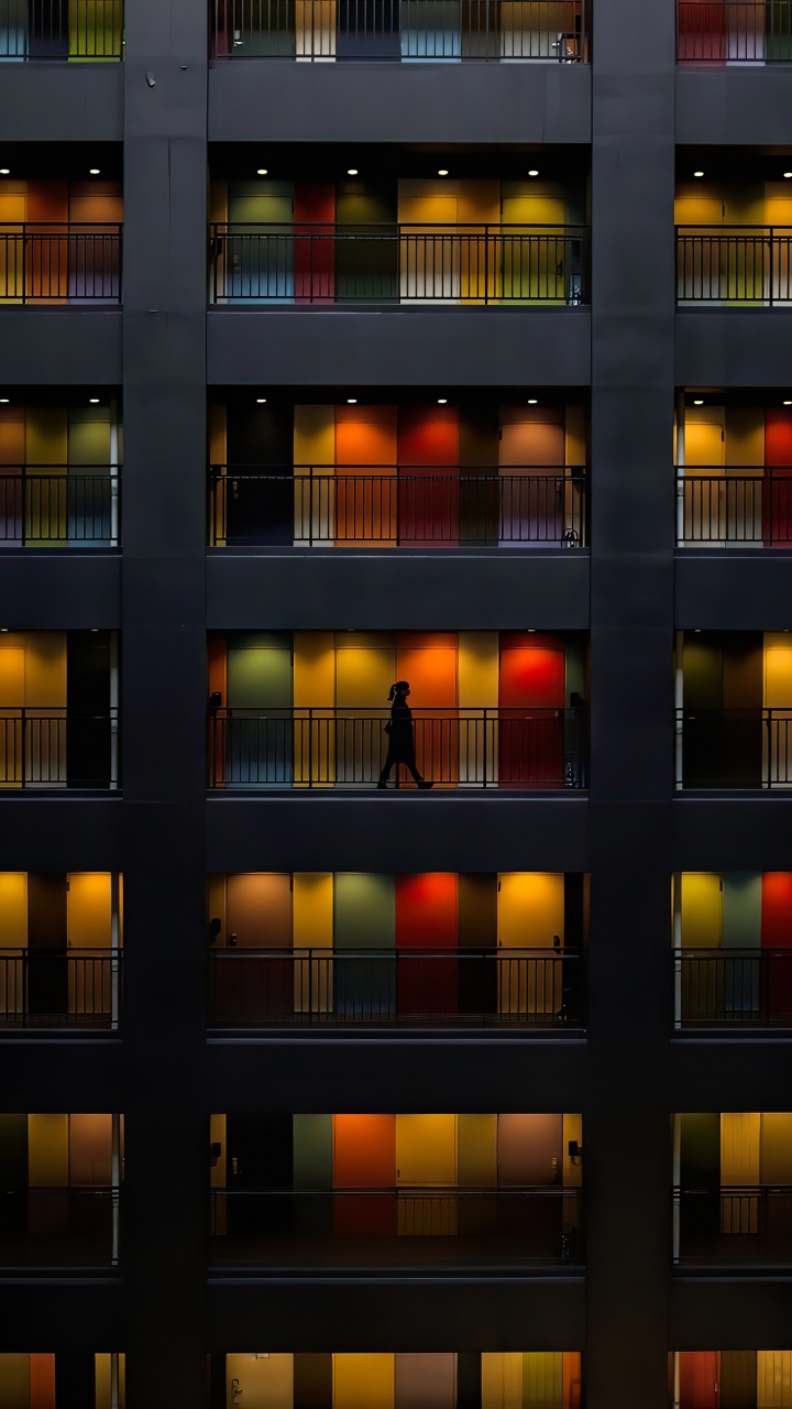 Torre de Bloques, la Torre de Tokio, Arte, Edificio, Ventana. Wallpaper in 720x1280 Resolution