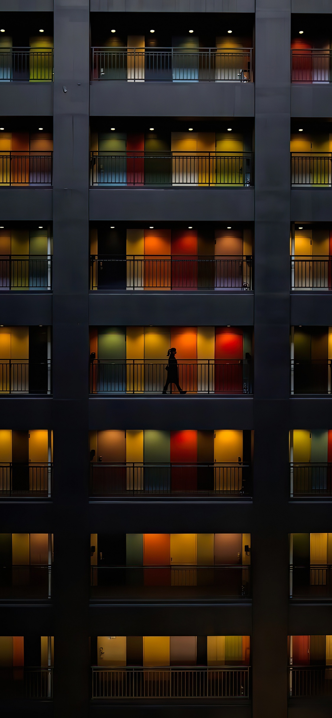 Tower Block, Tokyo Tower, Kunst, Gebäude, Tageszeit. Wallpaper in 1125x2436 Resolution