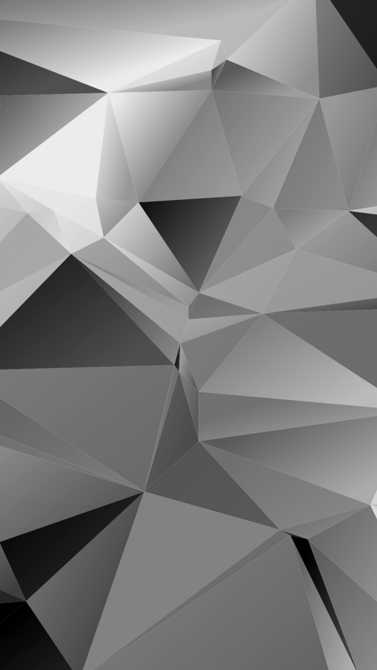 Weiße Und Schwarze Abstrakte Malerei. Wallpaper in 750x1334 Resolution