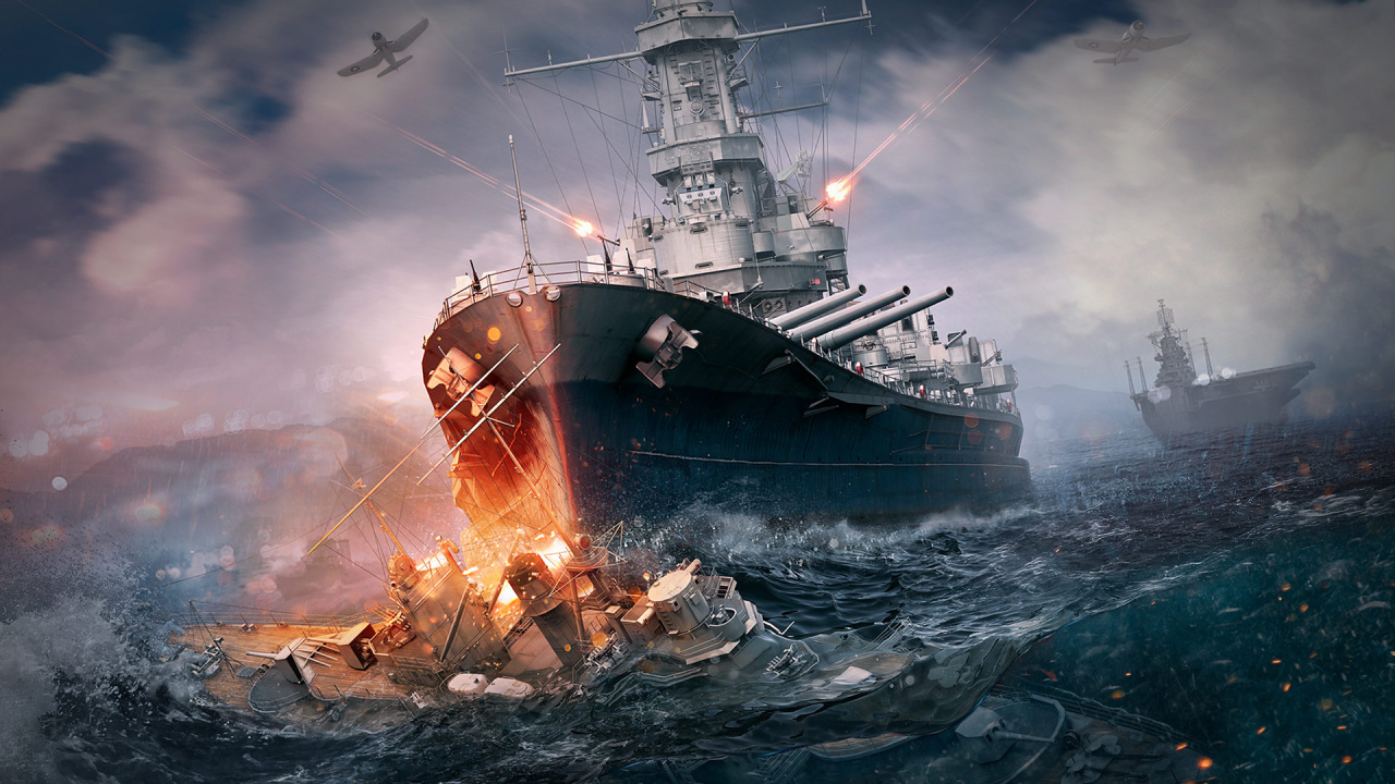 World of Warships, Wargaming, Battleship, Destroyer, Ship. Wallpaper in 1280x720 Resolution