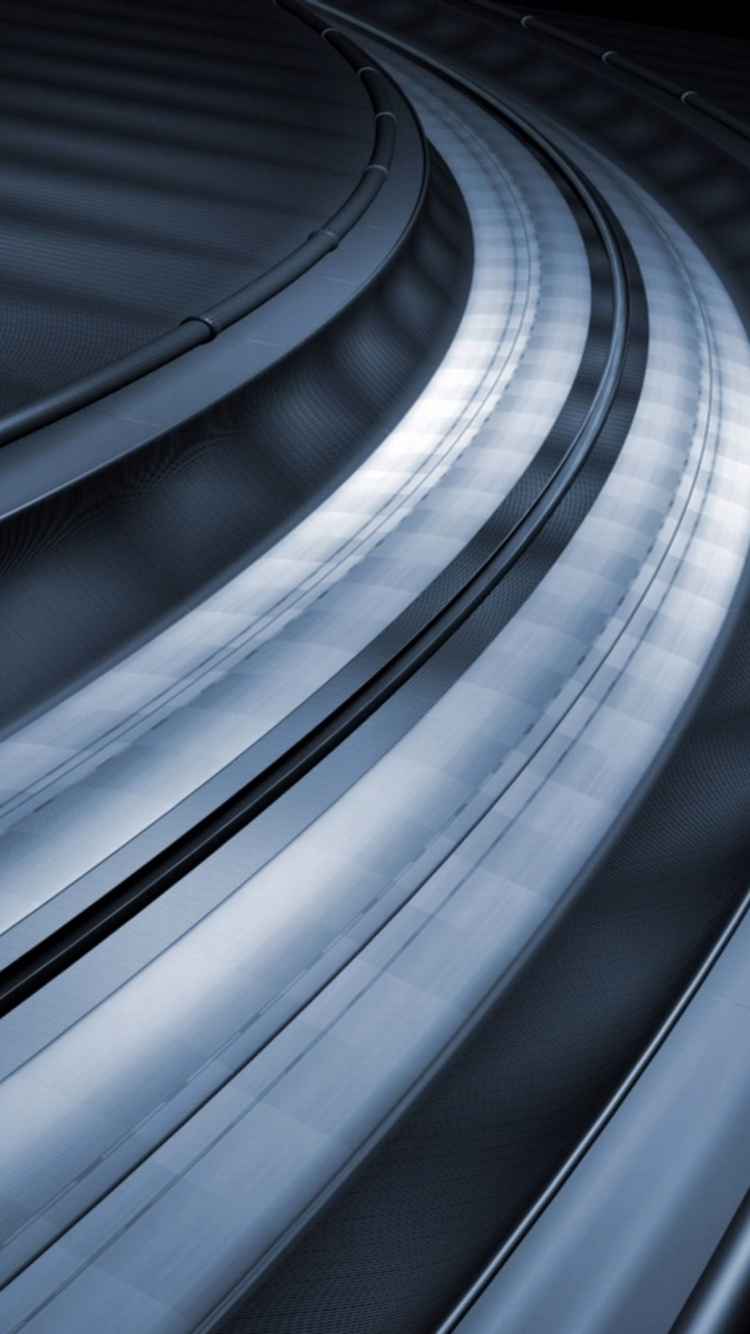 Illustration de Tunnel Noir et Blanc. Wallpaper in 750x1334 Resolution