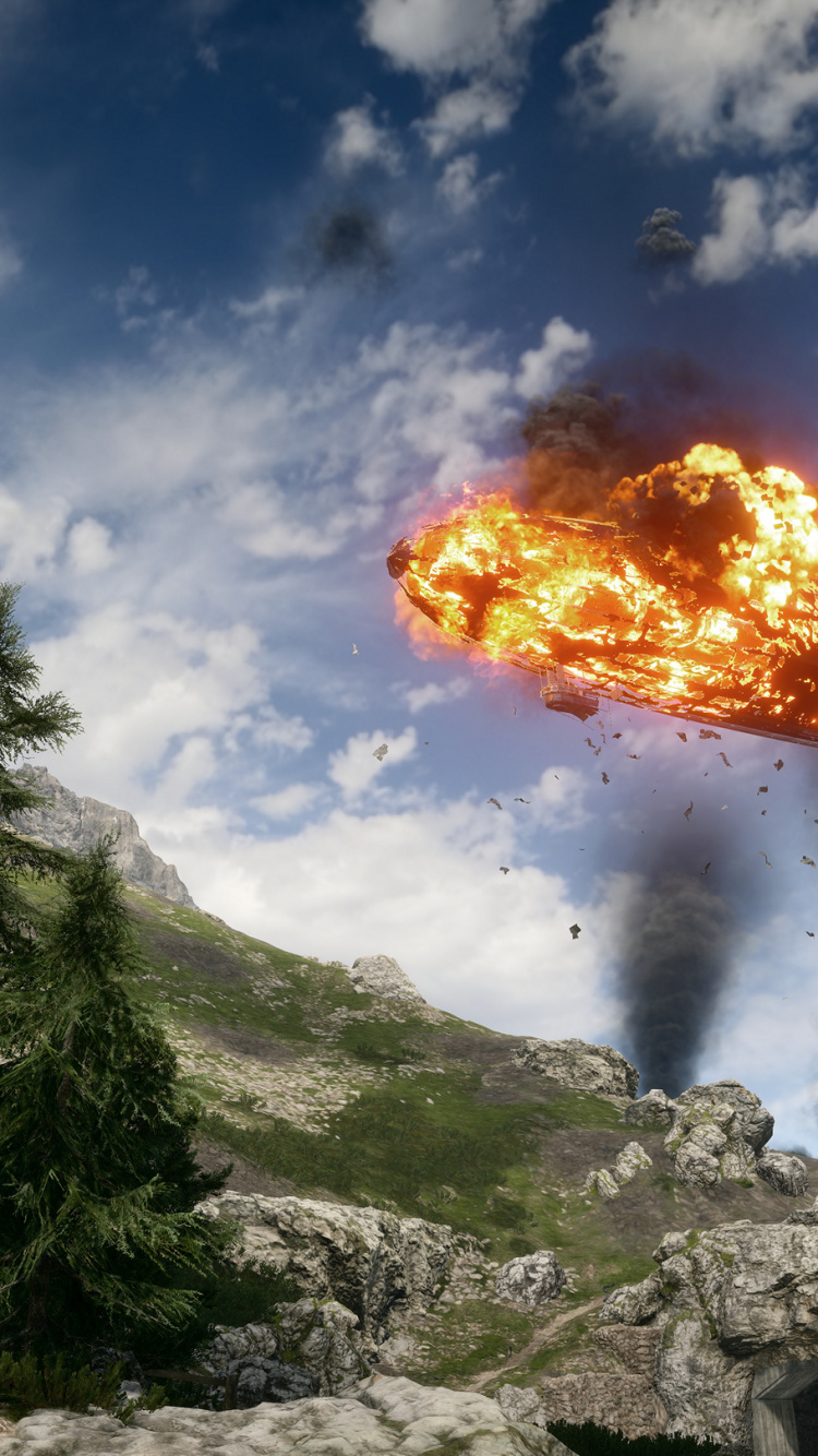 Árboles Verdes en la Montaña Bajo un Cielo Azul Durante el Día. Wallpaper in 750x1334 Resolution