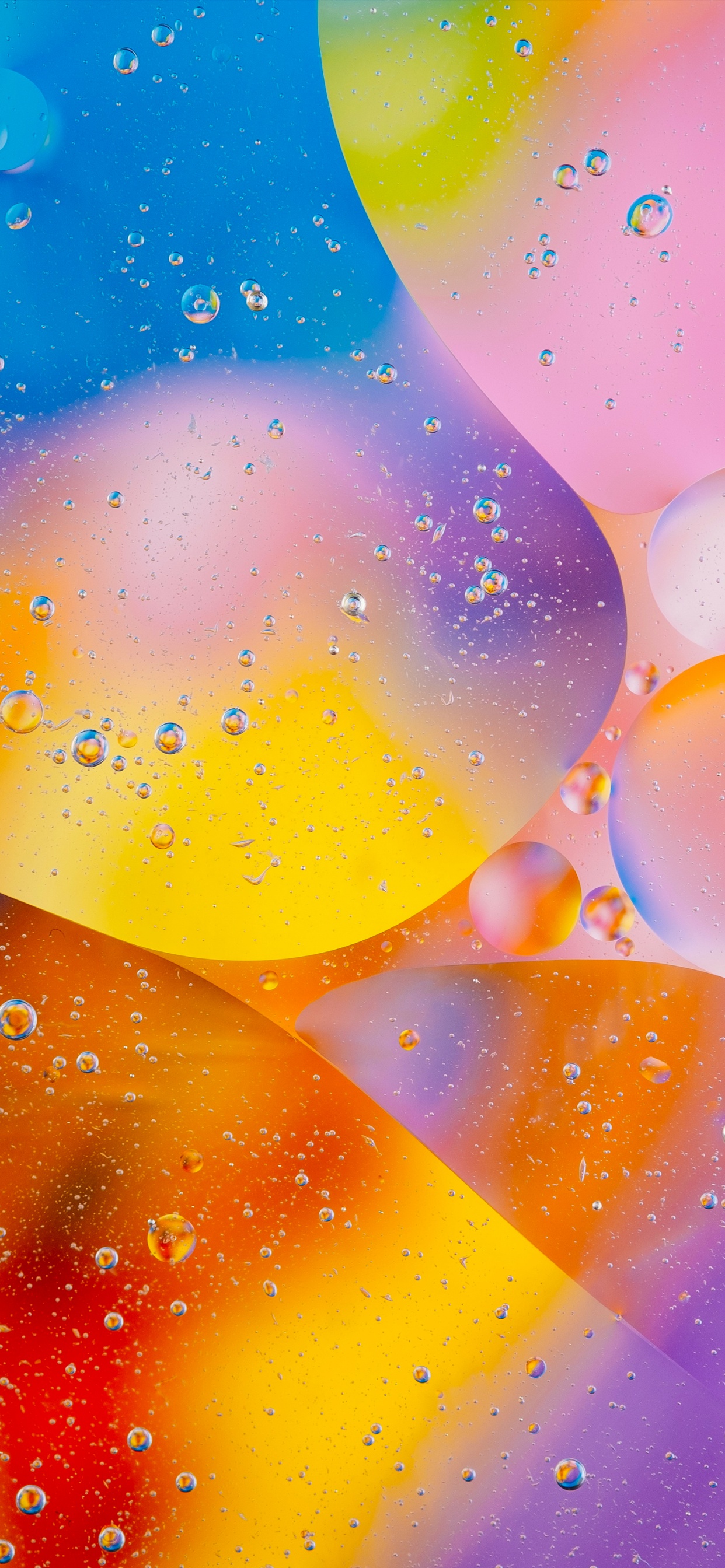 Ios, Colorfulness, Yellow, Orange, Liquid. Wallpaper in 1242x2688 Resolution