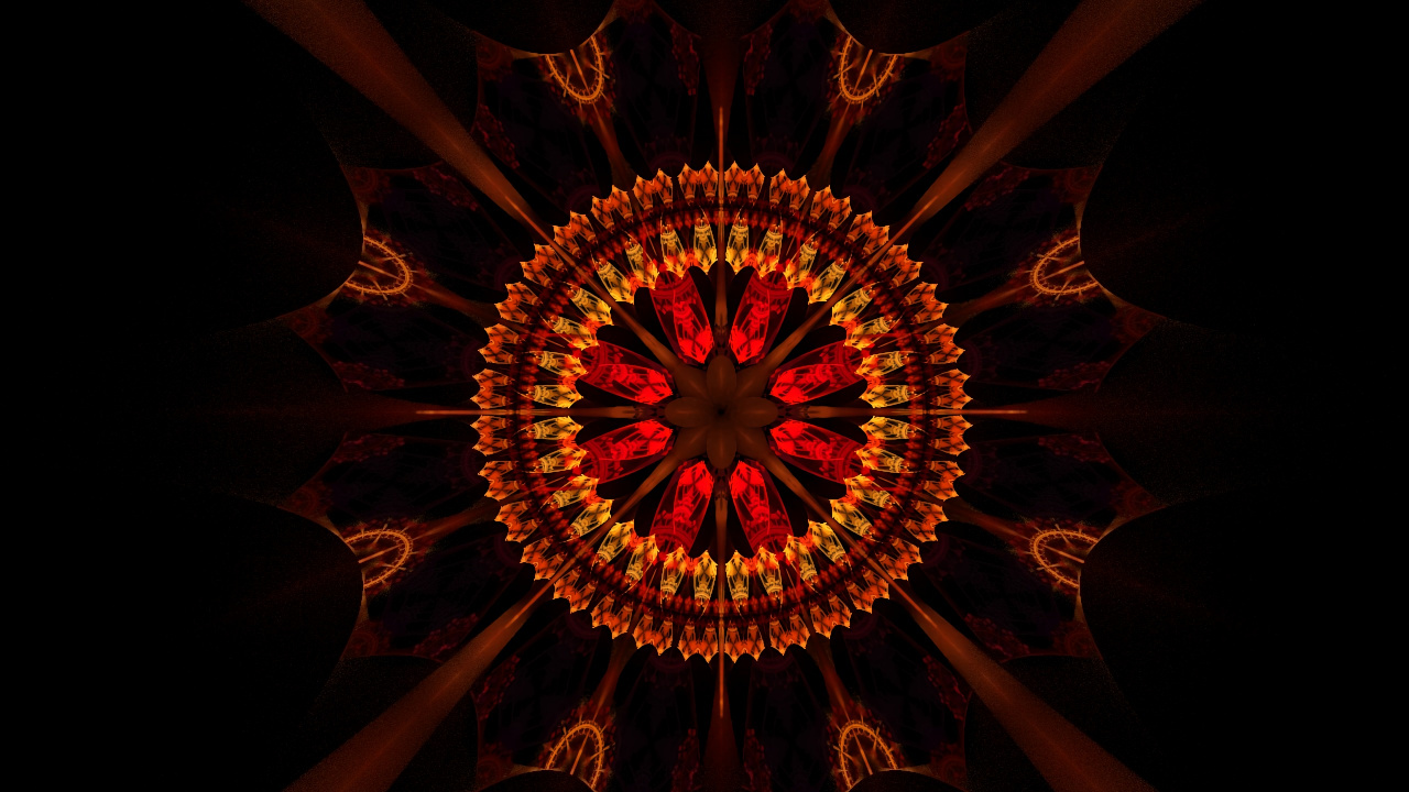 Luz de Sol Naranja y Negra. Wallpaper in 1280x720 Resolution