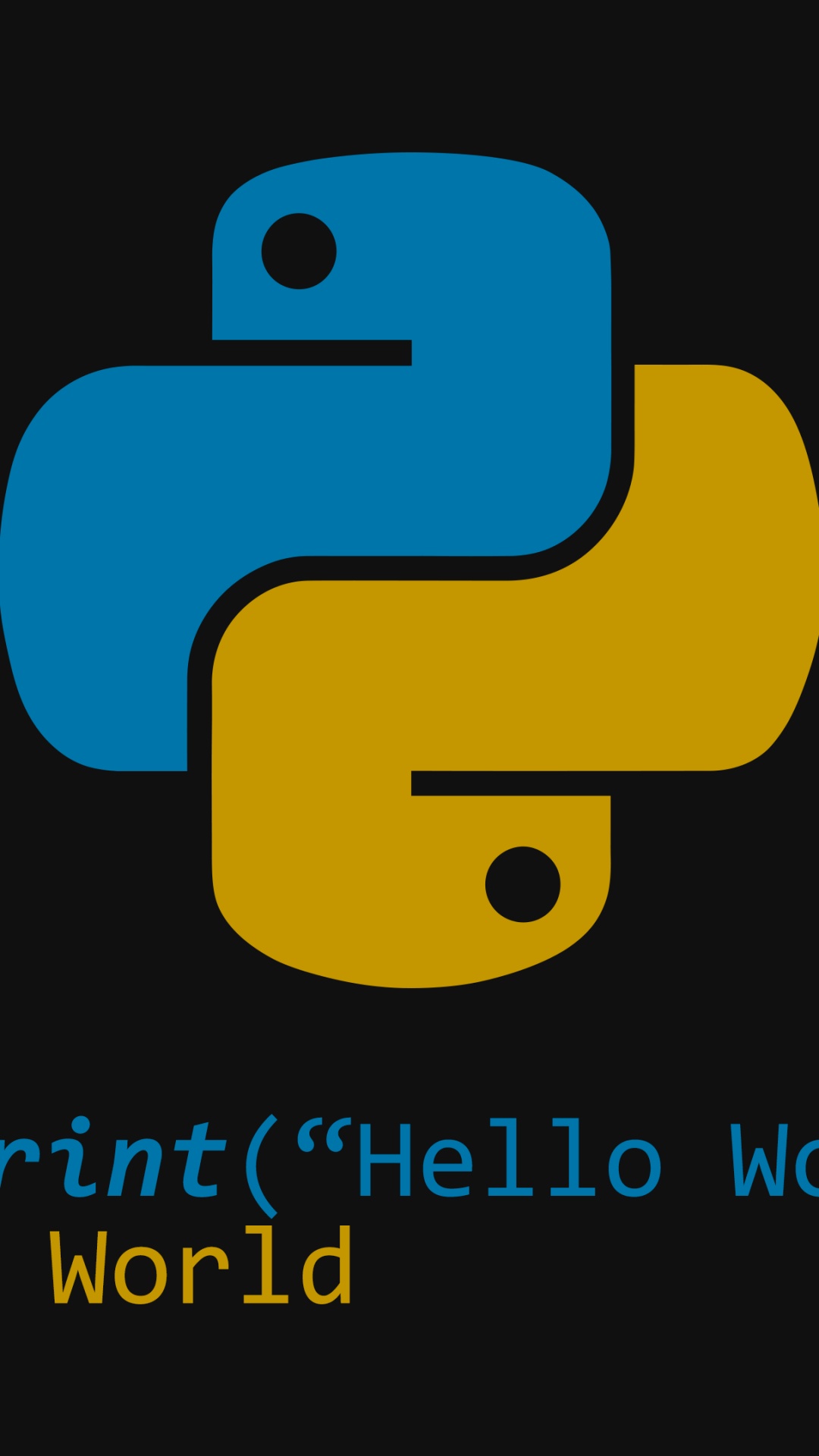 Python, Python Programming, Logo, Text, Symbol. Wallpaper in 1080x1920 Resolution
