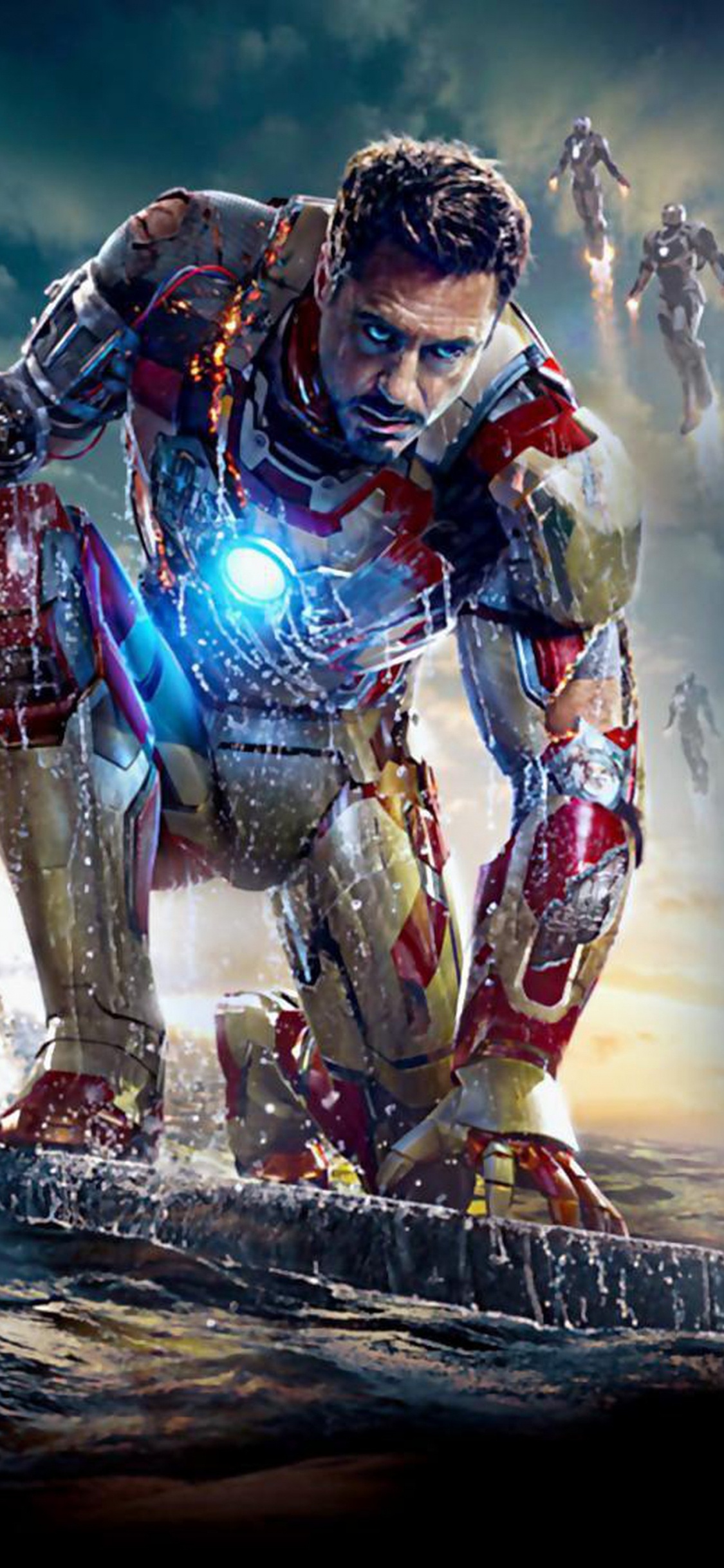 Mann in Rot-weißer Jacke, Der Tagsüber Unter Bewölktem Himmel Auf Dem Dock Steht. Wallpaper in 1125x2436 Resolution