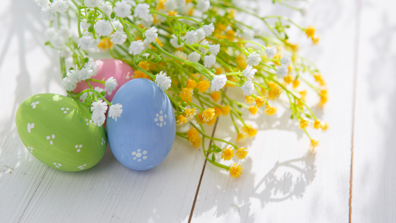 Osterei, Ostern. Wallpaper in 1366x768 Resolution