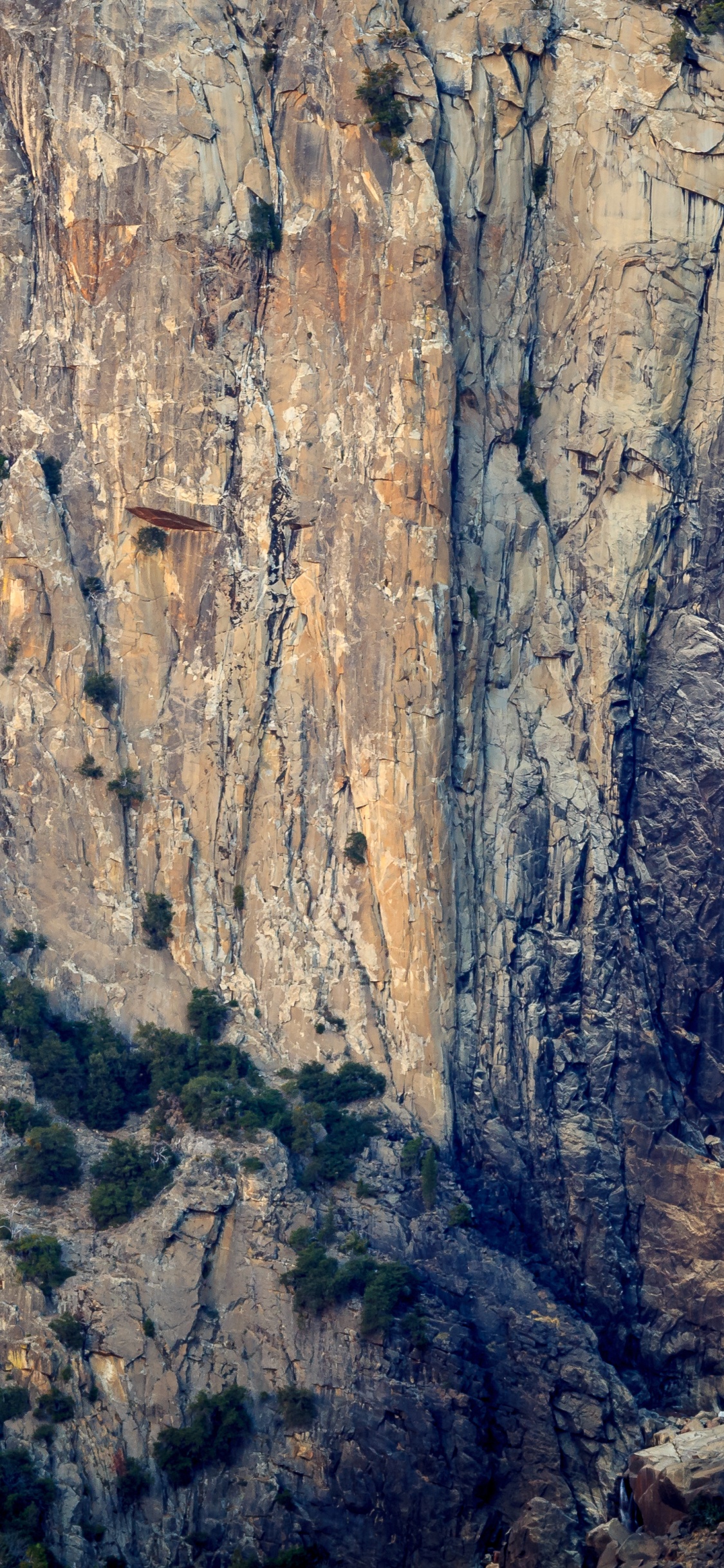 Waterfall, Yosemite Valley, Travel, Mountain, Canyon. Wallpaper in 1125x2436 Resolution