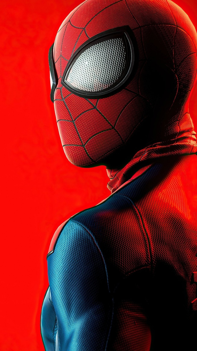Spiderman, Wunder Spider-Man Meilen Moral, Spider-man, Miles Morales, Marvel Comics. Wallpaper in 750x1334 Resolution