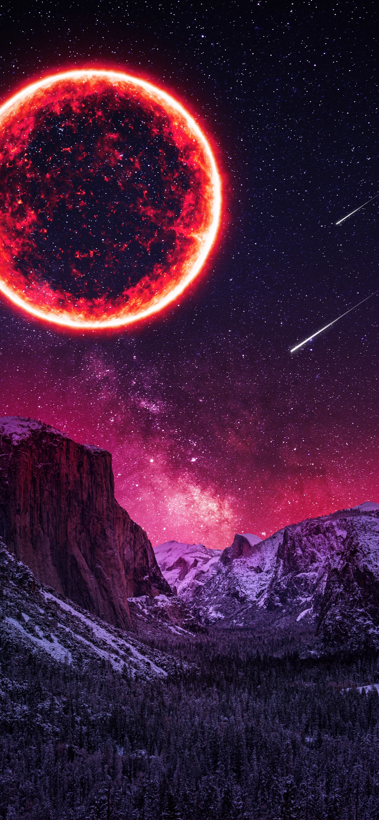 Yosemite National Park, Atmosphere, Light, World, Nature. Wallpaper in 1242x2688 Resolution