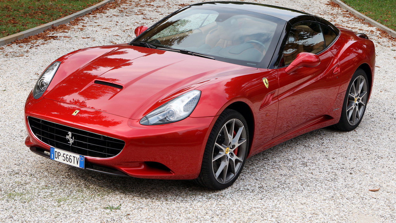 Red Ferrari 458 Italia Parked on Gray Concrete Road During Daytime. Wallpaper in 1280x720 Resolution