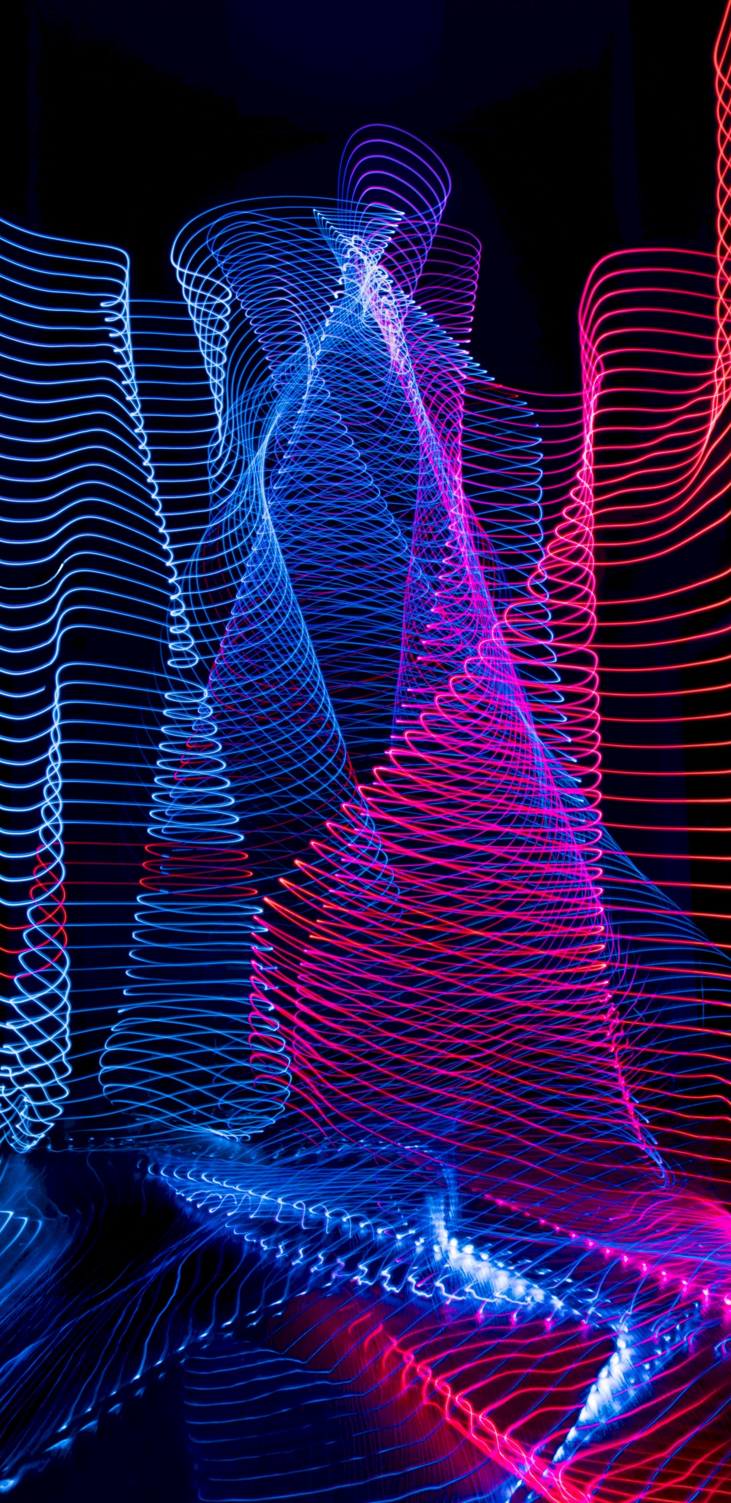 Textil Azul Blanco y Morado. Wallpaper in 1440x2960 Resolution