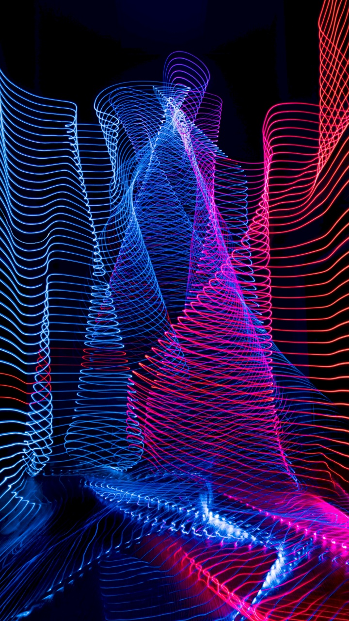 Textil Azul Blanco y Morado. Wallpaper in 720x1280 Resolution