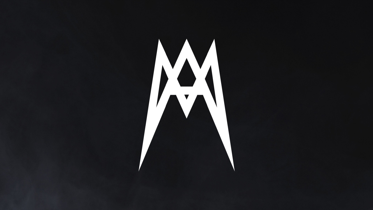 Monocromo, Logotipo, Triangulo, Gráficos, Marca. Wallpaper in 1280x720 Resolution