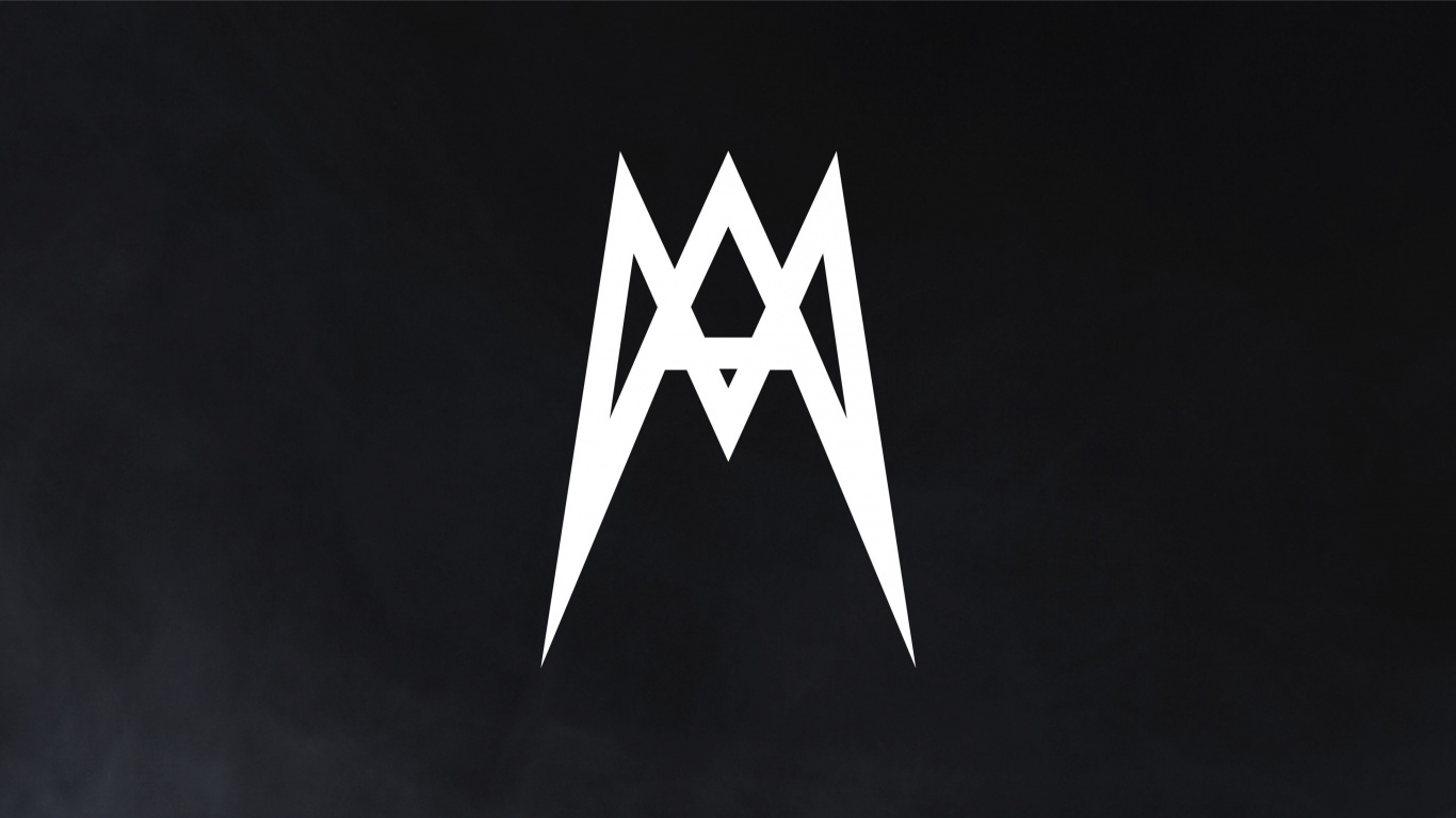 Monocromo, Logotipo, Triangulo, Gráficos, Marca. Wallpaper in 1366x768 Resolution