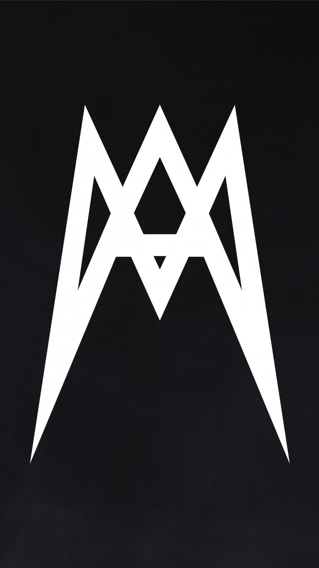 Monochrome, Logo, Triangle, Graphique, Graphisme. Wallpaper in 1080x1920 Resolution