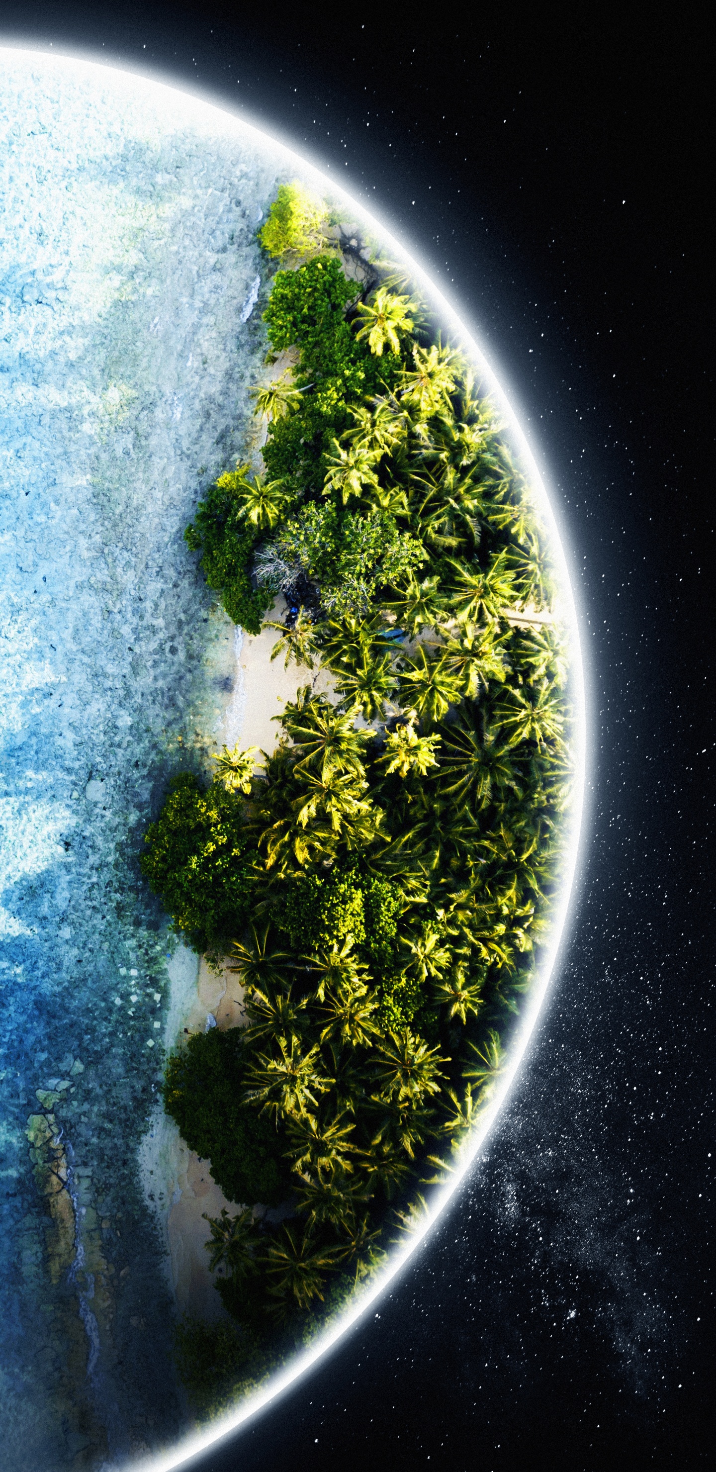 Atmosphäre, Erde, Auge, Naturlandschaft, Vegetation. Wallpaper in 1440x2960 Resolution