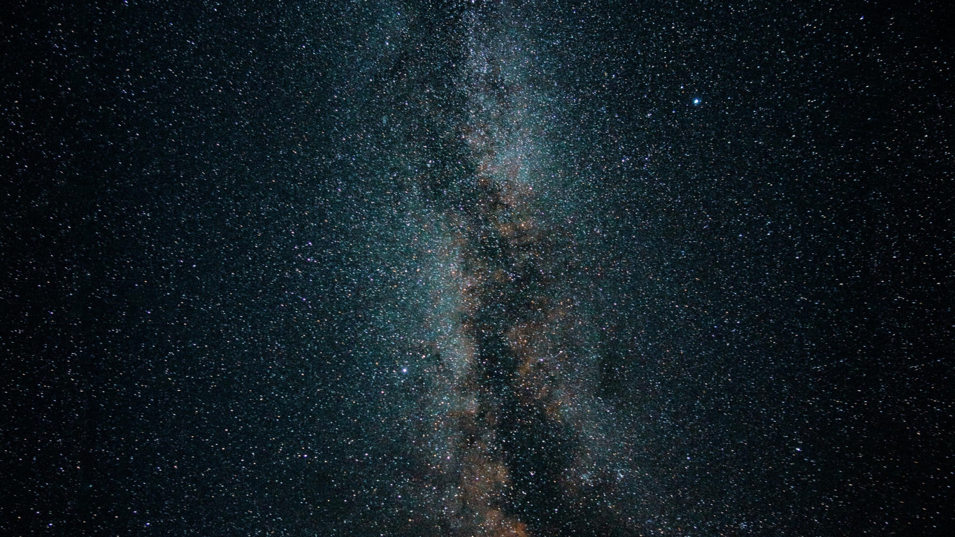Sternenhimmel Während Der Nacht. Wallpaper in 1366x768 Resolution
