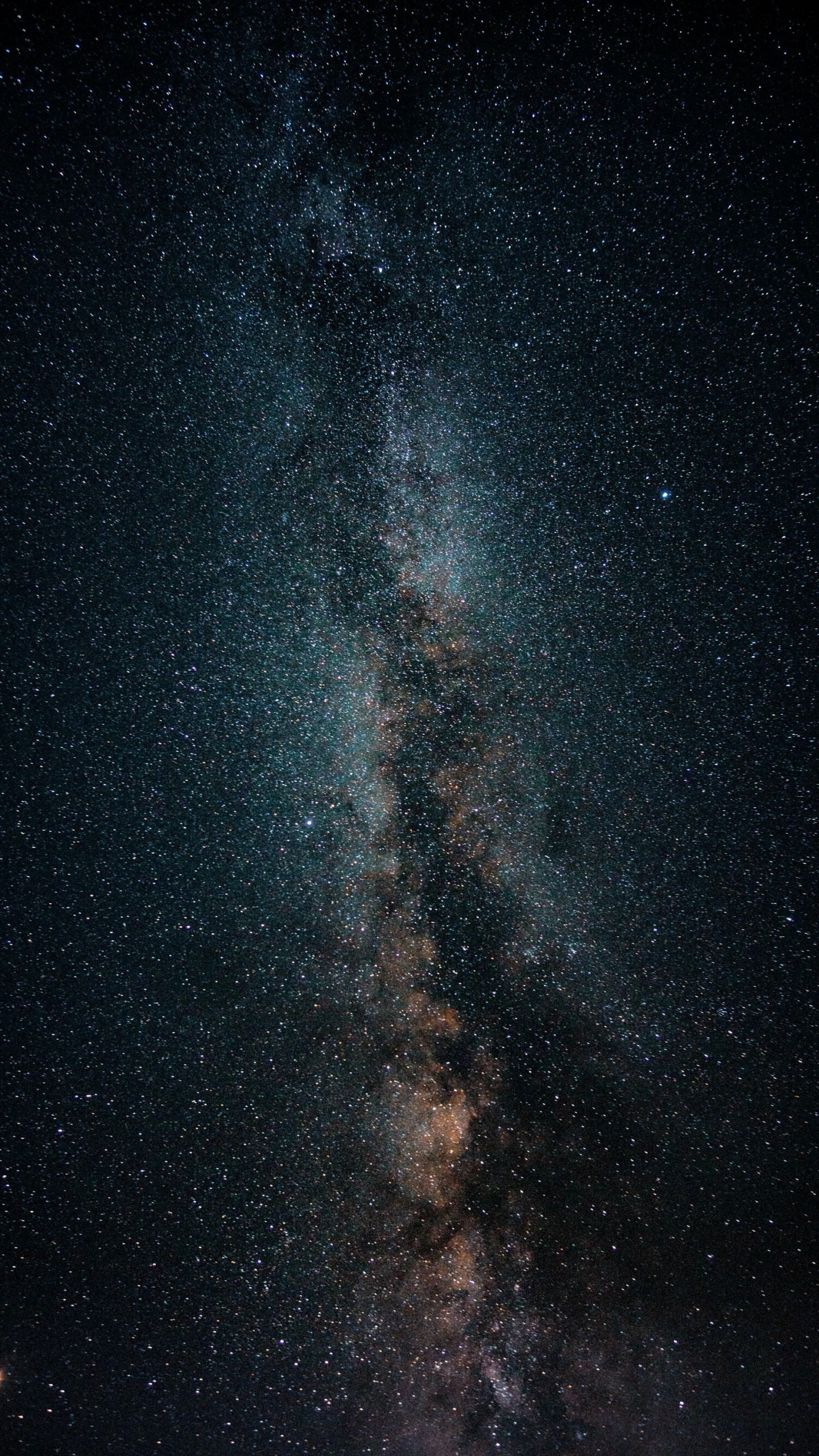 Starry Night Sky During Night Time. Wallpaper in 1440x2560 Resolution