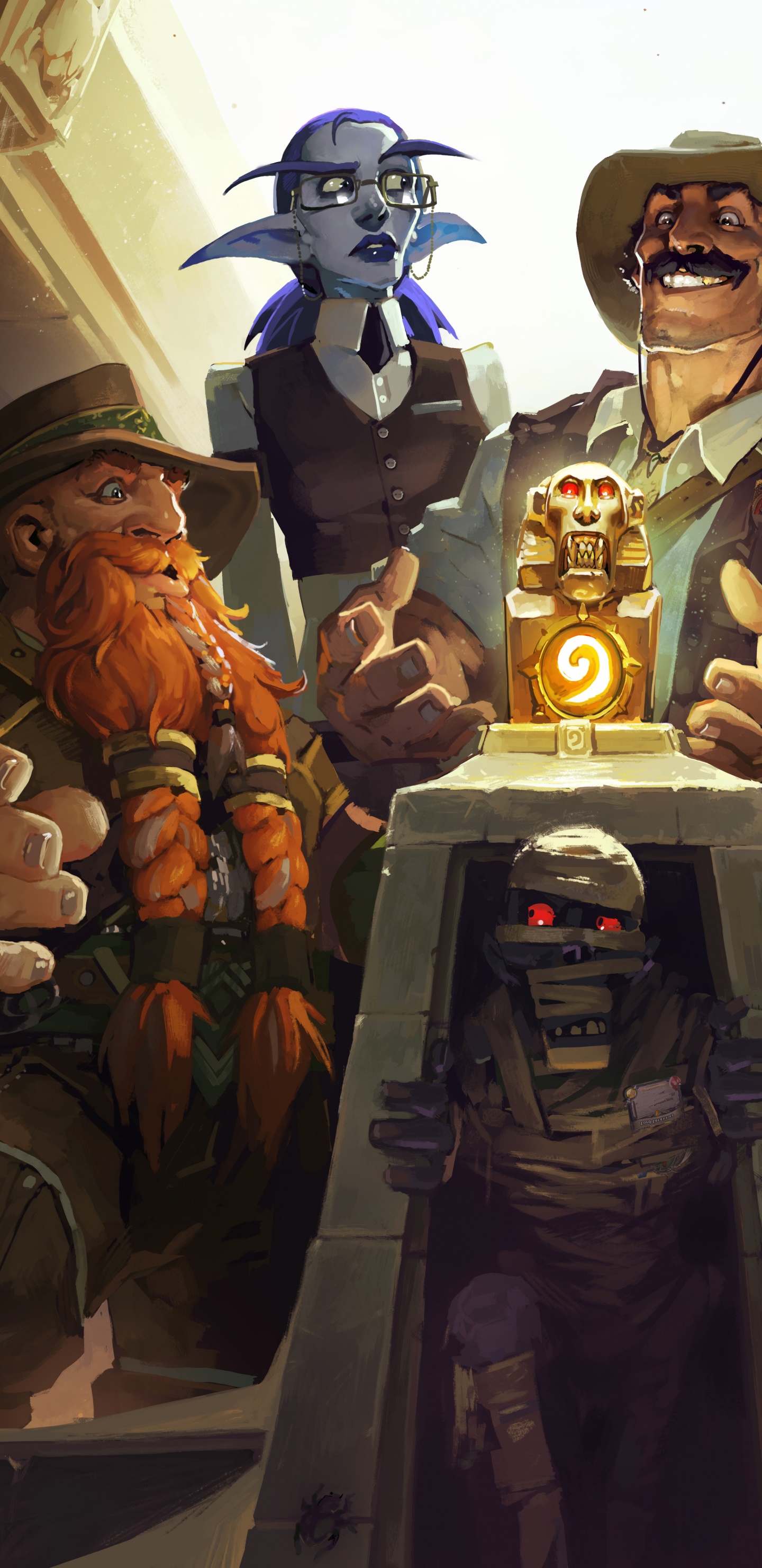 Hearthstone, la Blizzcon, Blizzard Entertainment, Pack de Expansión, Juego de Aventura. Wallpaper in 1440x2960 Resolution