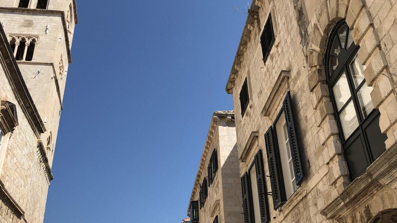 Dubrovnik, Tourismus, Geschichte, Historic Site, Mittelalterliche Architektur. Wallpaper in 1366x768 Resolution