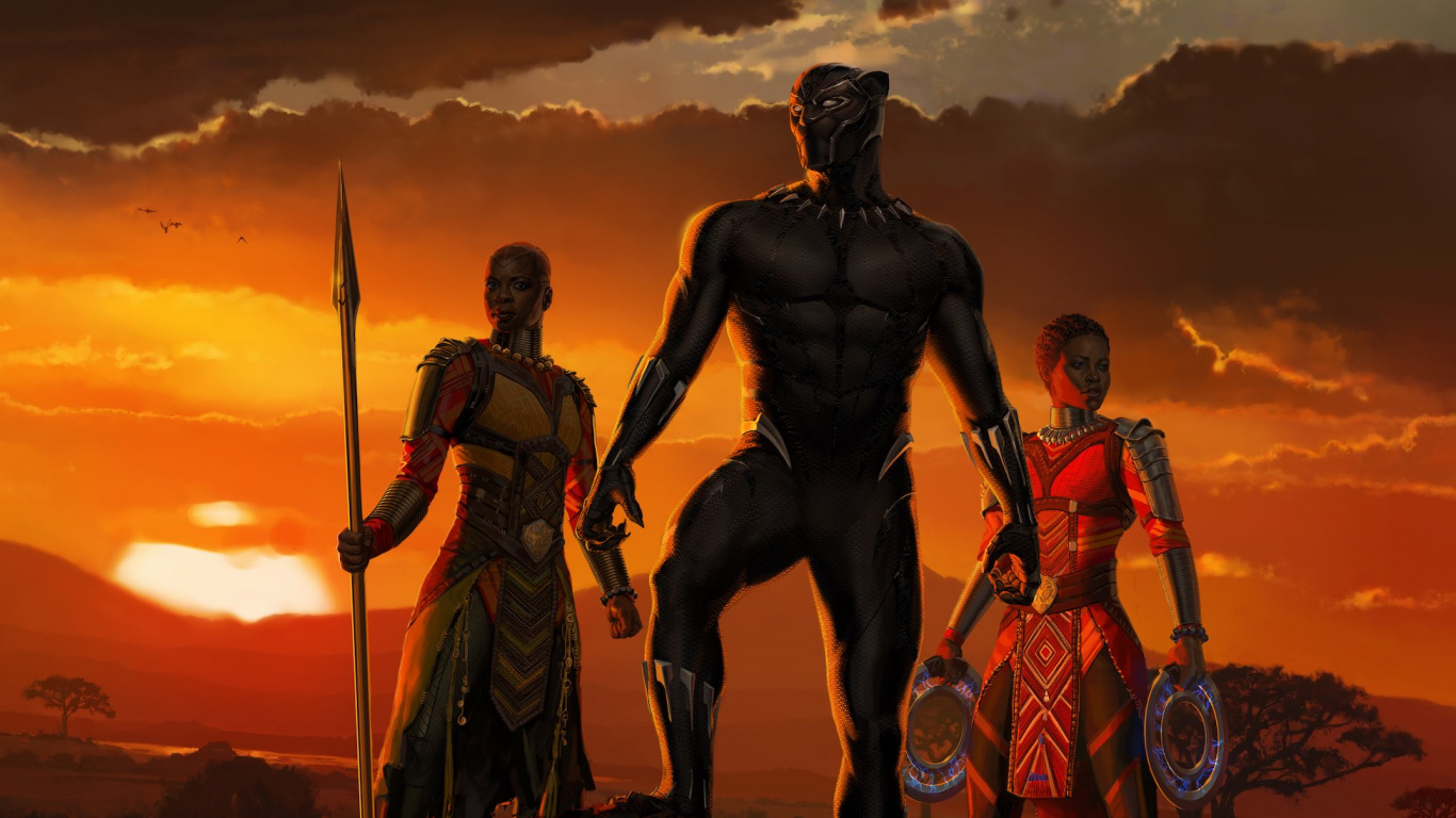 3 Hombres Sosteniendo Espadas Estatua. Wallpaper in 1366x768 Resolution