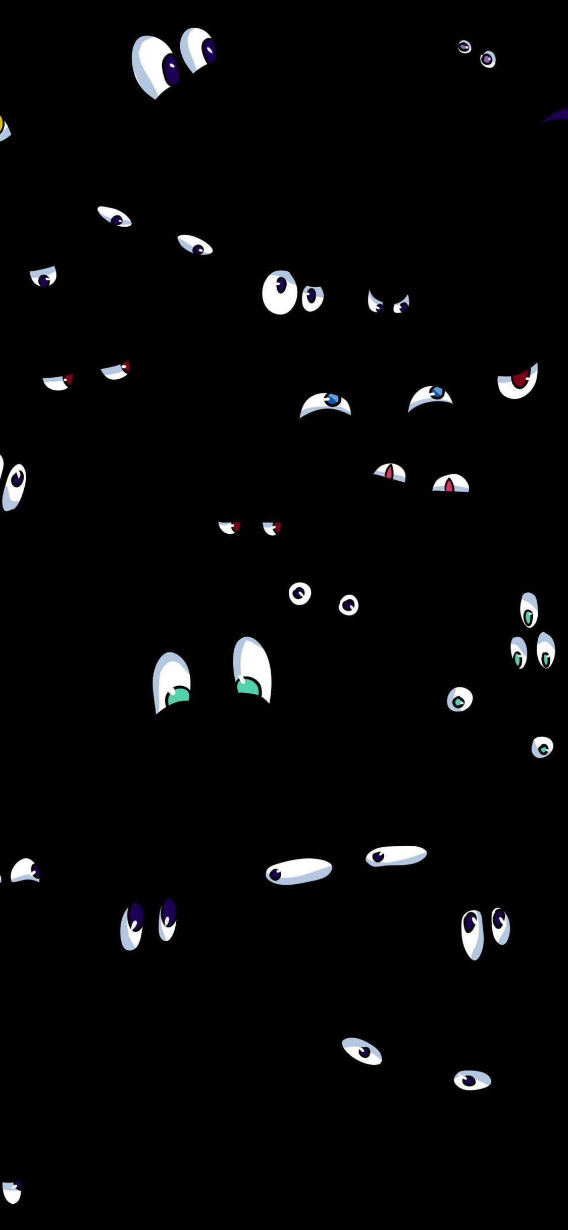 圆圈, 天文学对象, 空间, 电蓝色的, 午夜 壁纸 1125x2436 允许