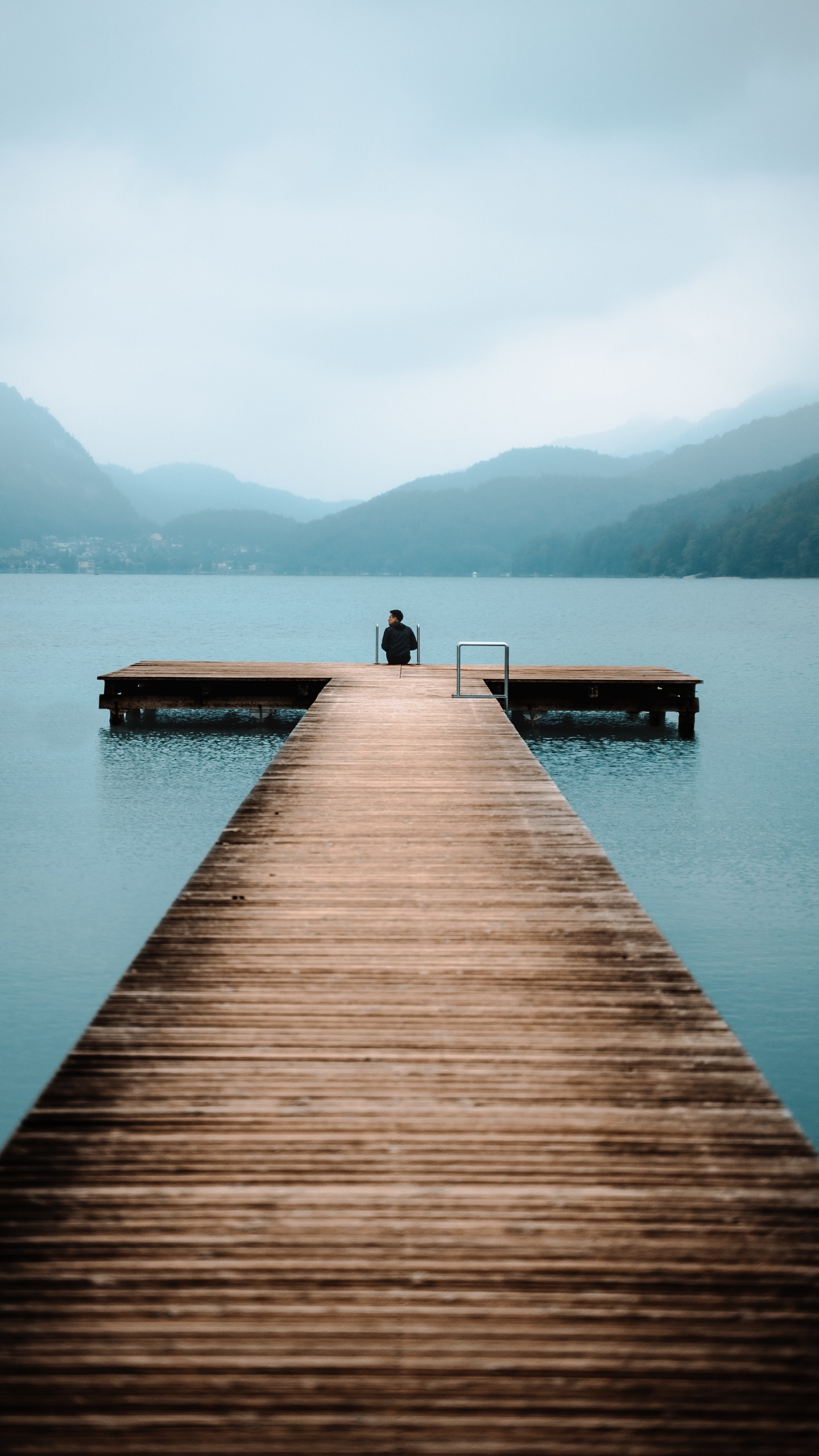 Wasser, Gewässer, Pier, See, Dock. Wallpaper in 1440x2560 Resolution